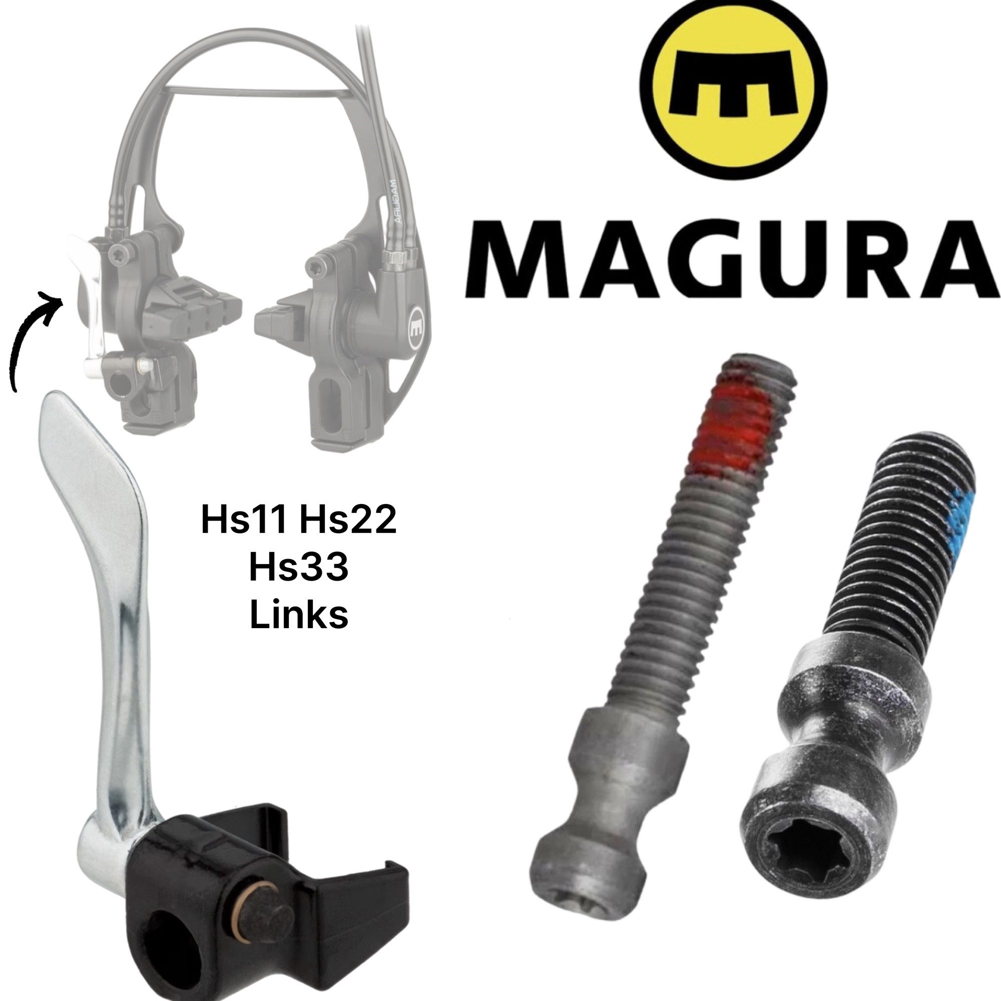 Magura Felgenbremse Magura Schnellspanner Hydraulische Hs11 Hs22 Hs33 Evo2 Bremse links