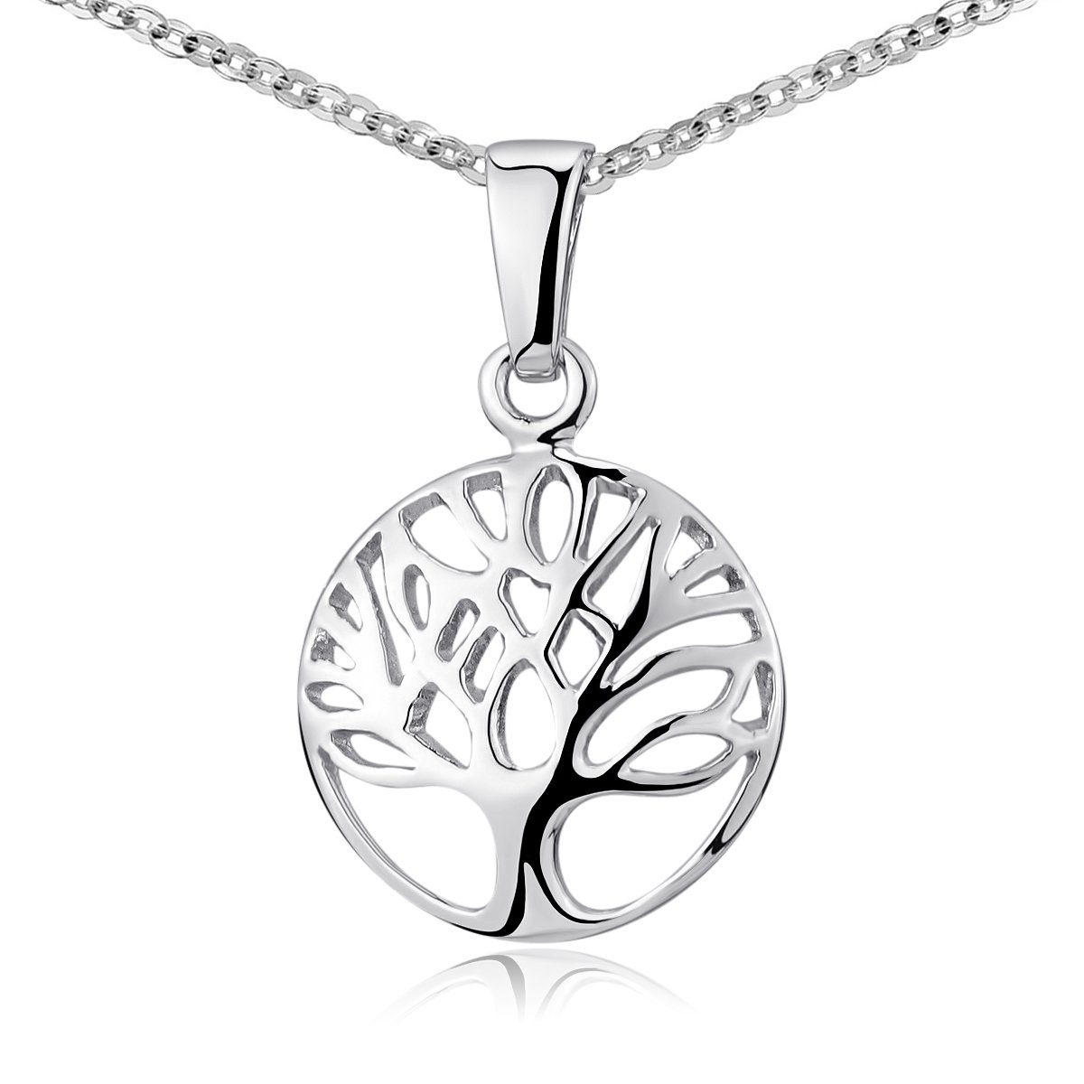 Materia Kettenanhänger Damen Silber Lebensbaum / günstig online kaufen