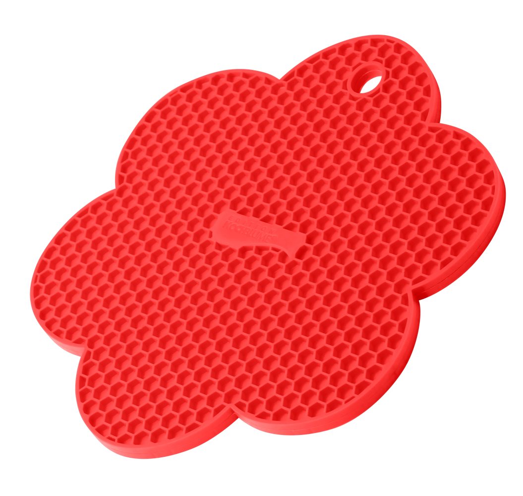 Kochblume Topflappen Waben-Untersetzer Blume Rot günstig online kaufen