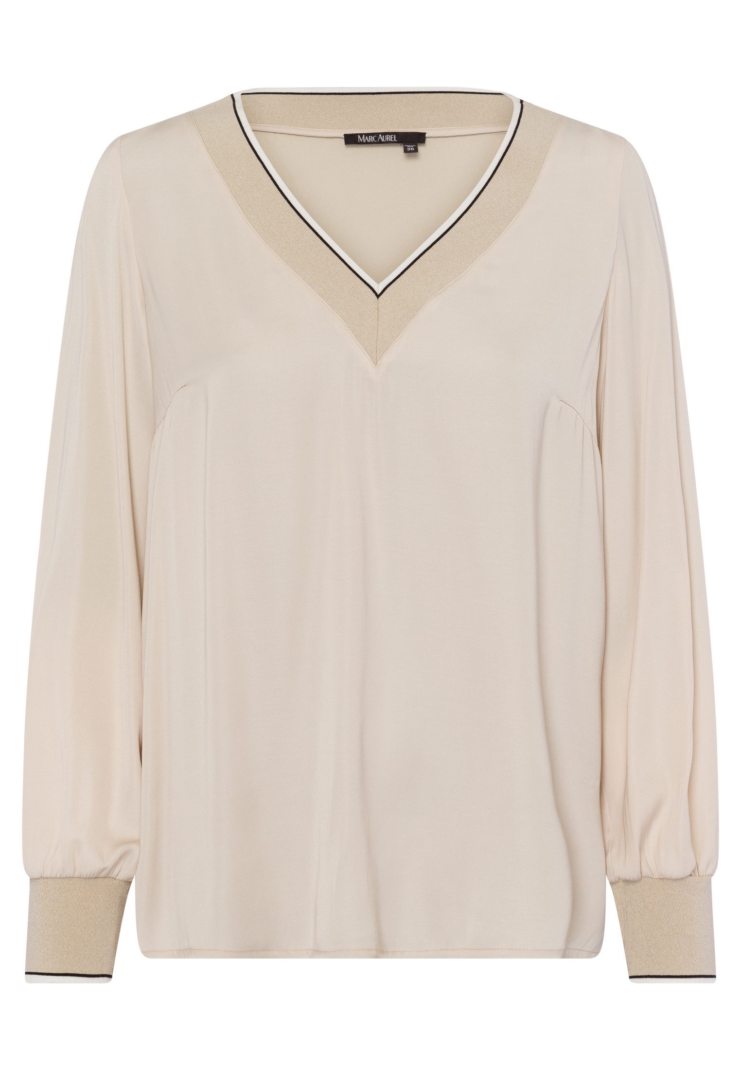 MARC AUREL Langarmbluse aus edlem Satin günstig online kaufen