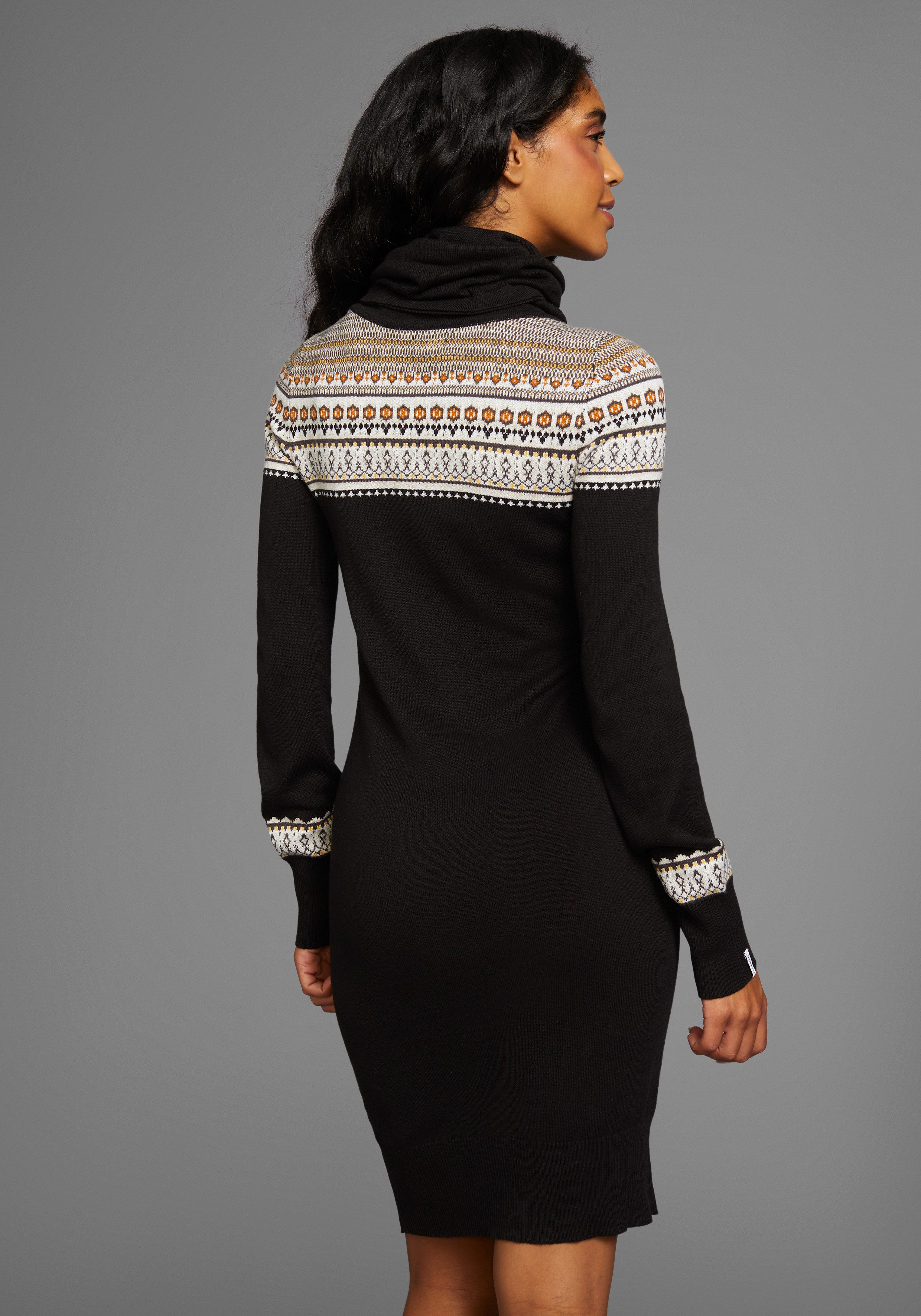 KangaROOS Strickkleid mit Norwegermuster günstig online kaufen