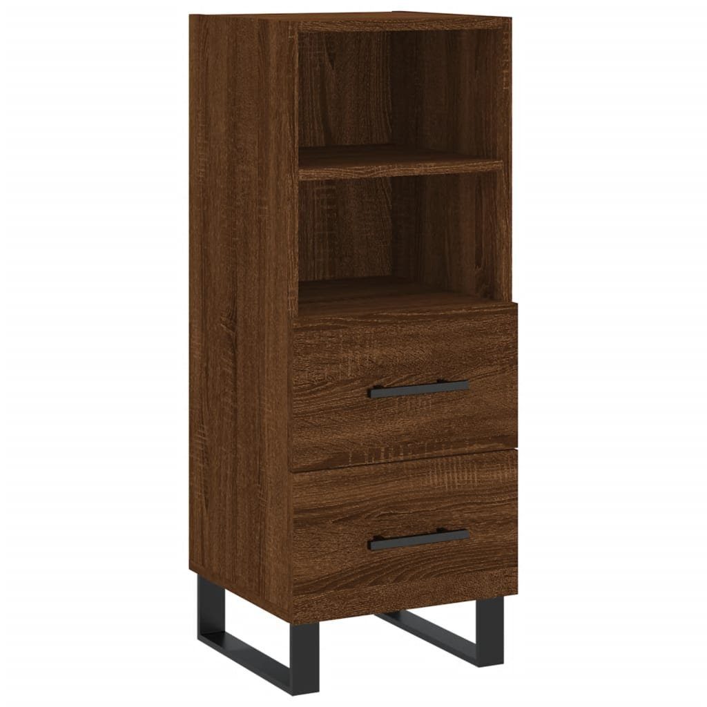 vidaXL Sideboard Sideboard Braun Eichen-Optik 34,5x34x90 günstig online kaufen