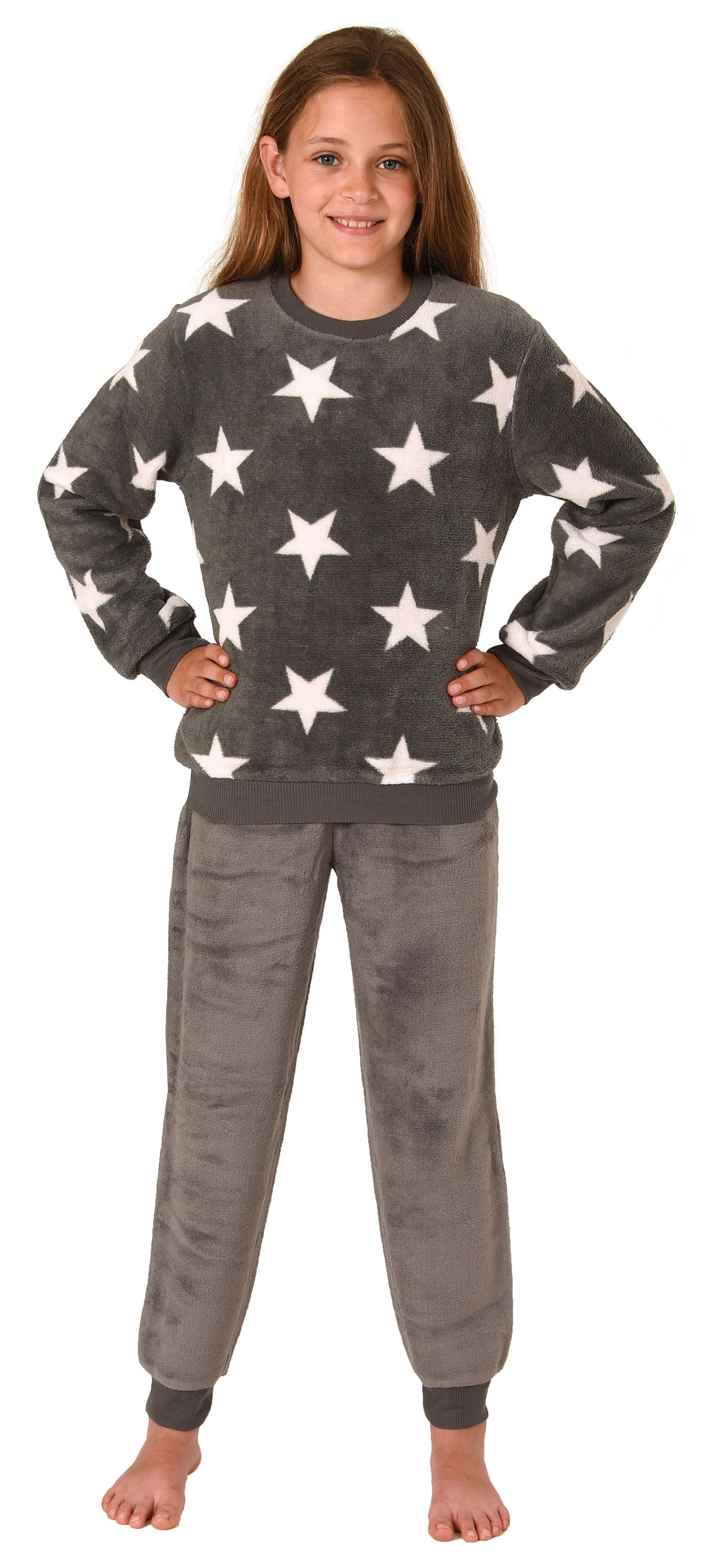 Normann Pyjama Normann Damen Langarm Schlafanzug Mit Bündchen - Auch In Uebergroessen S088j0ej