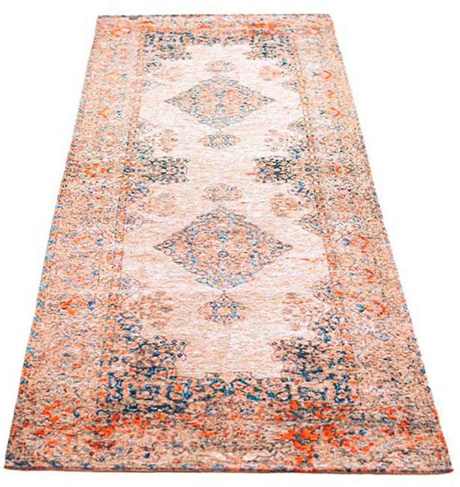 TOM TAILOR HOME Teppich Funky Orient Kirman, rechteckig, Höhe: 5 mm, Kurzflor, Orient-Optik, Vintage Design, auch als Läufer