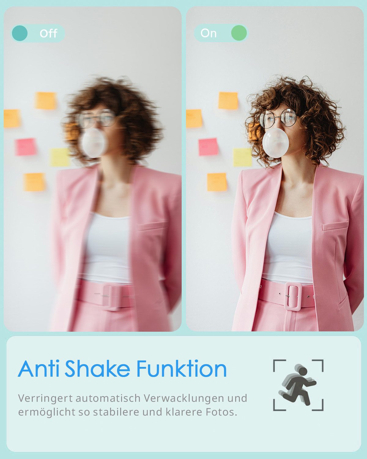 FANNOU Digitalkamera, 48MP 1080P FHD Fotokamera mit 3,0 Zoll Bildschirm Kompaktkamera (16X Digitalzoom Tragbar Kompaktkamera, mit 32GB TF-Karte)