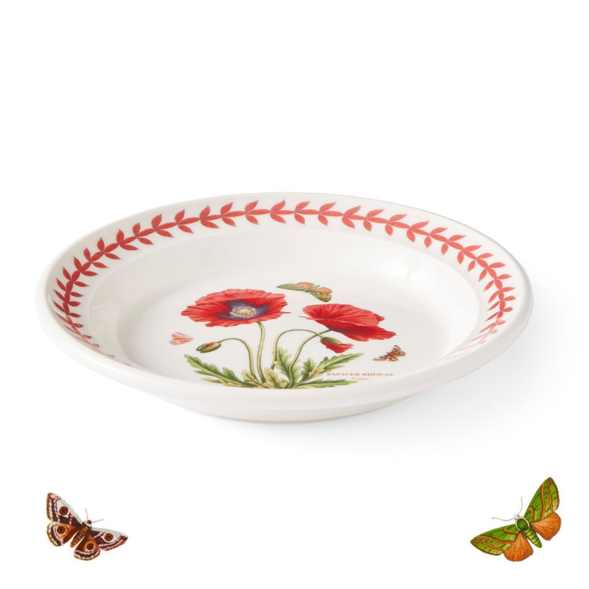 Portmeirion Frühstücksteller Portmeirion Keramik Frühstücks-Teller Botanic Garden Meadow Mohnblume