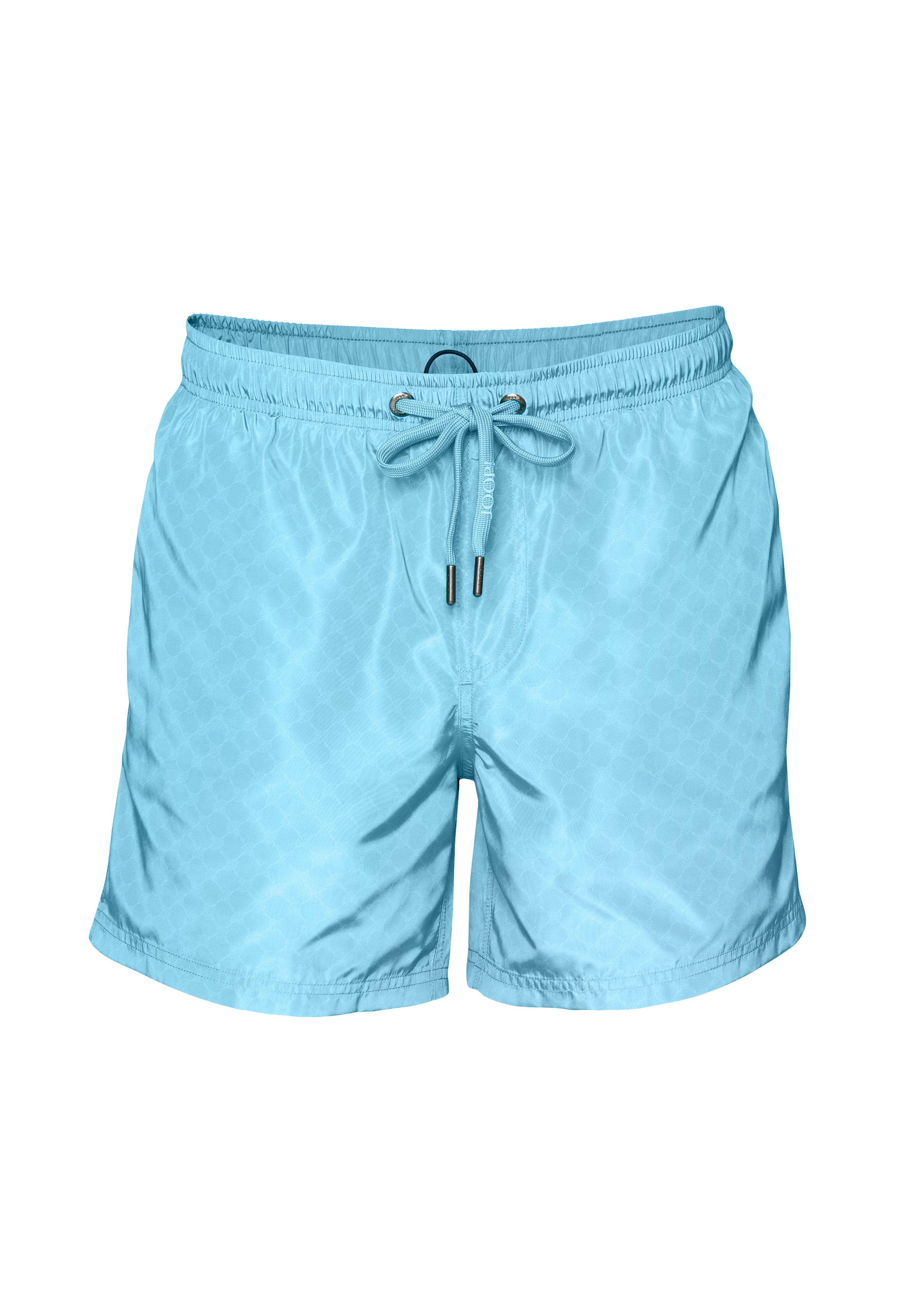 JOOP! Badeshorts Cortina AOP Shine Allover-Cornflower-Print, Kordel mit Logoschriftzug
