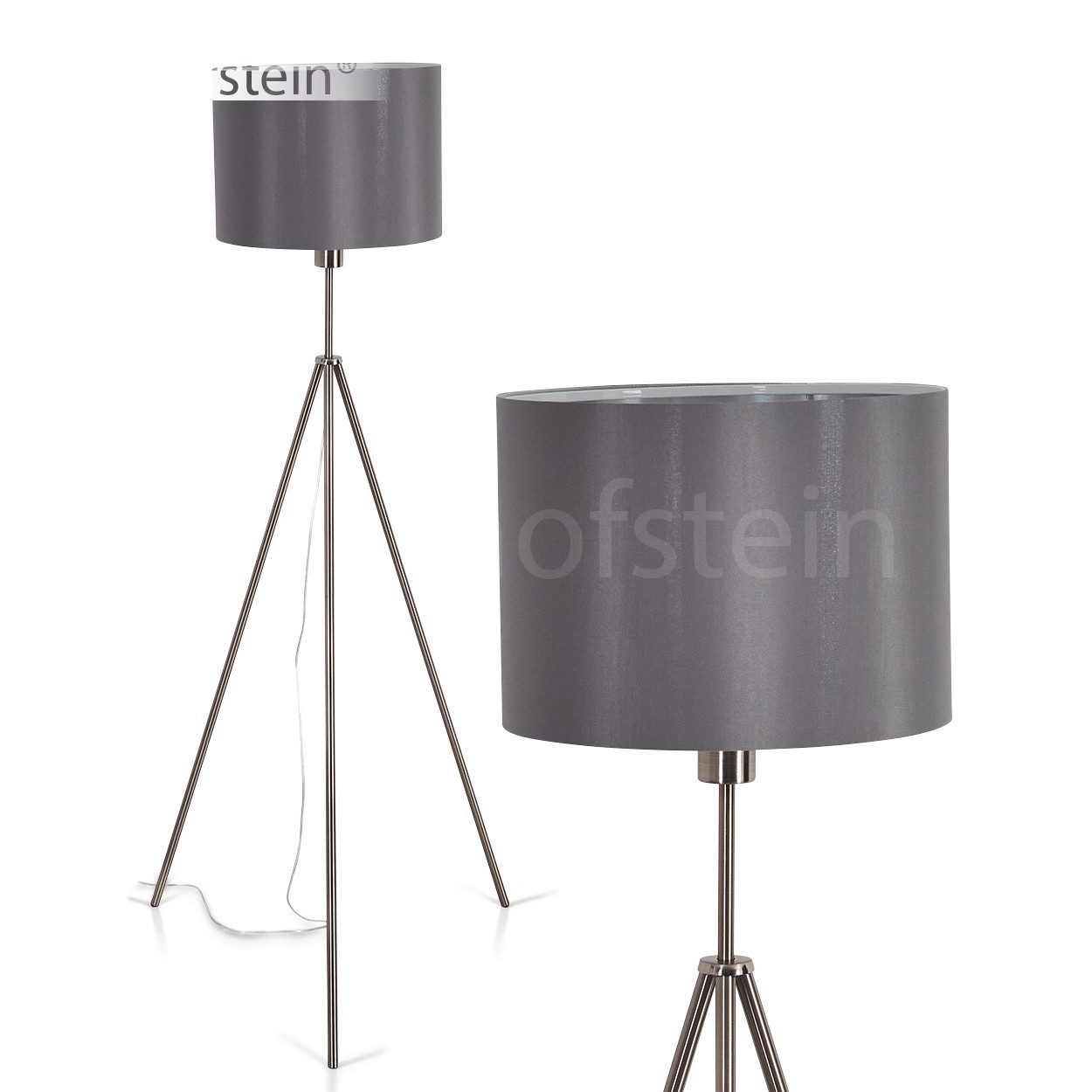 hofstein Stehlampe »Gardi« Stehleuchte 1-flammige Bodenlampe aus Metall in günstig online kaufen