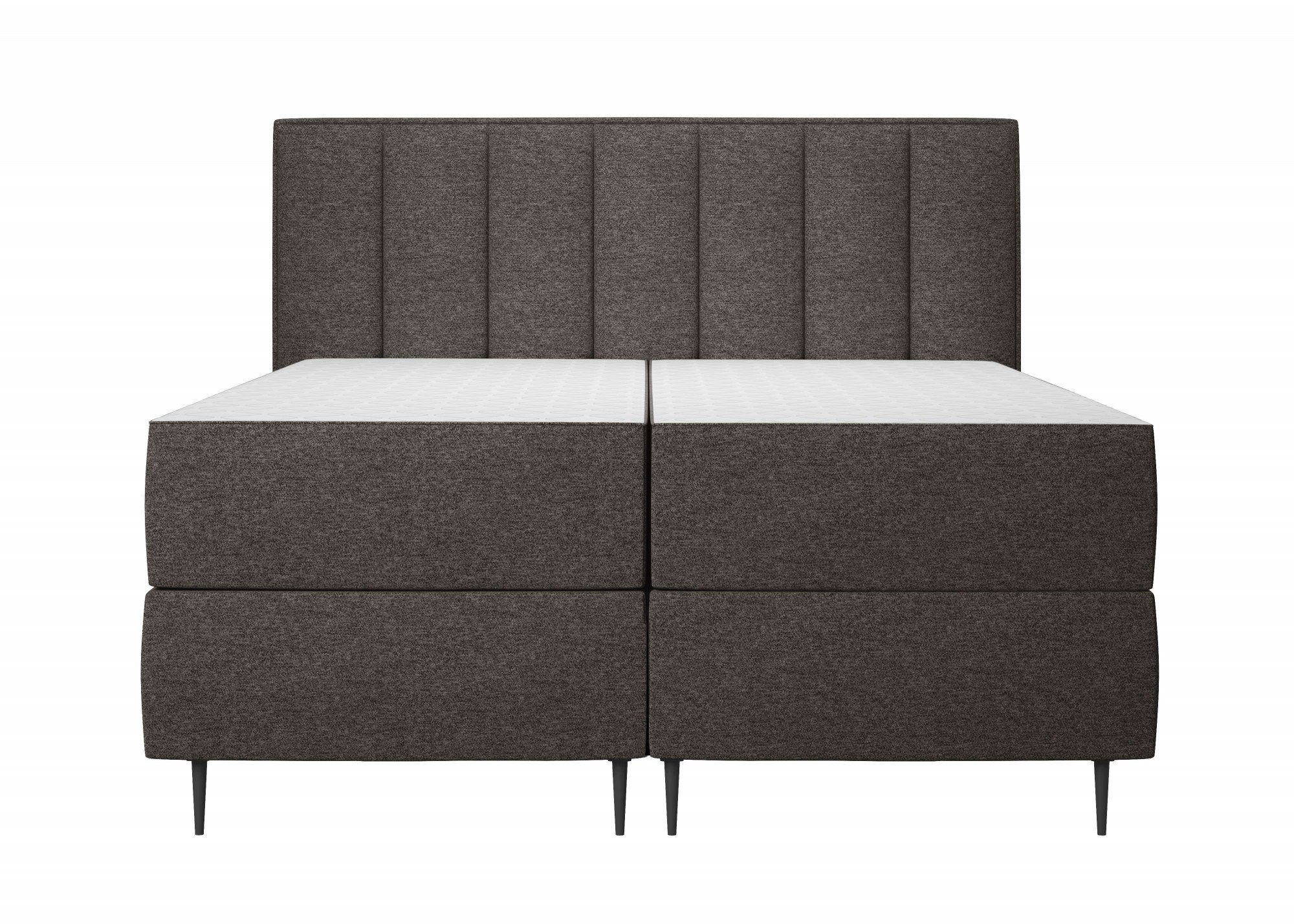 Home affaire Boxbett Rita inkl. Bettkasten, erhältlich in den Breiten 160cm und 180cm, mit Taschen-Federkernmatratze, Komfortliegehöhe von 61cm
