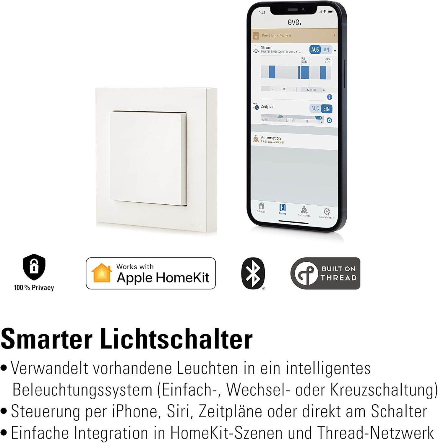 EVE Eve Light Switch-Smarter Lichtschalter Smarter Lichtschalter