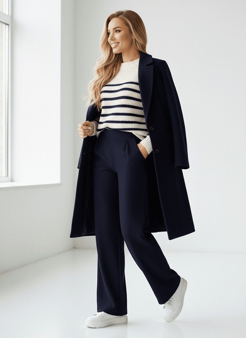 OriginalYou Bundfaltenhose Damen Schlupfhose Stoffhose moderne Freizeithose günstig online kaufen