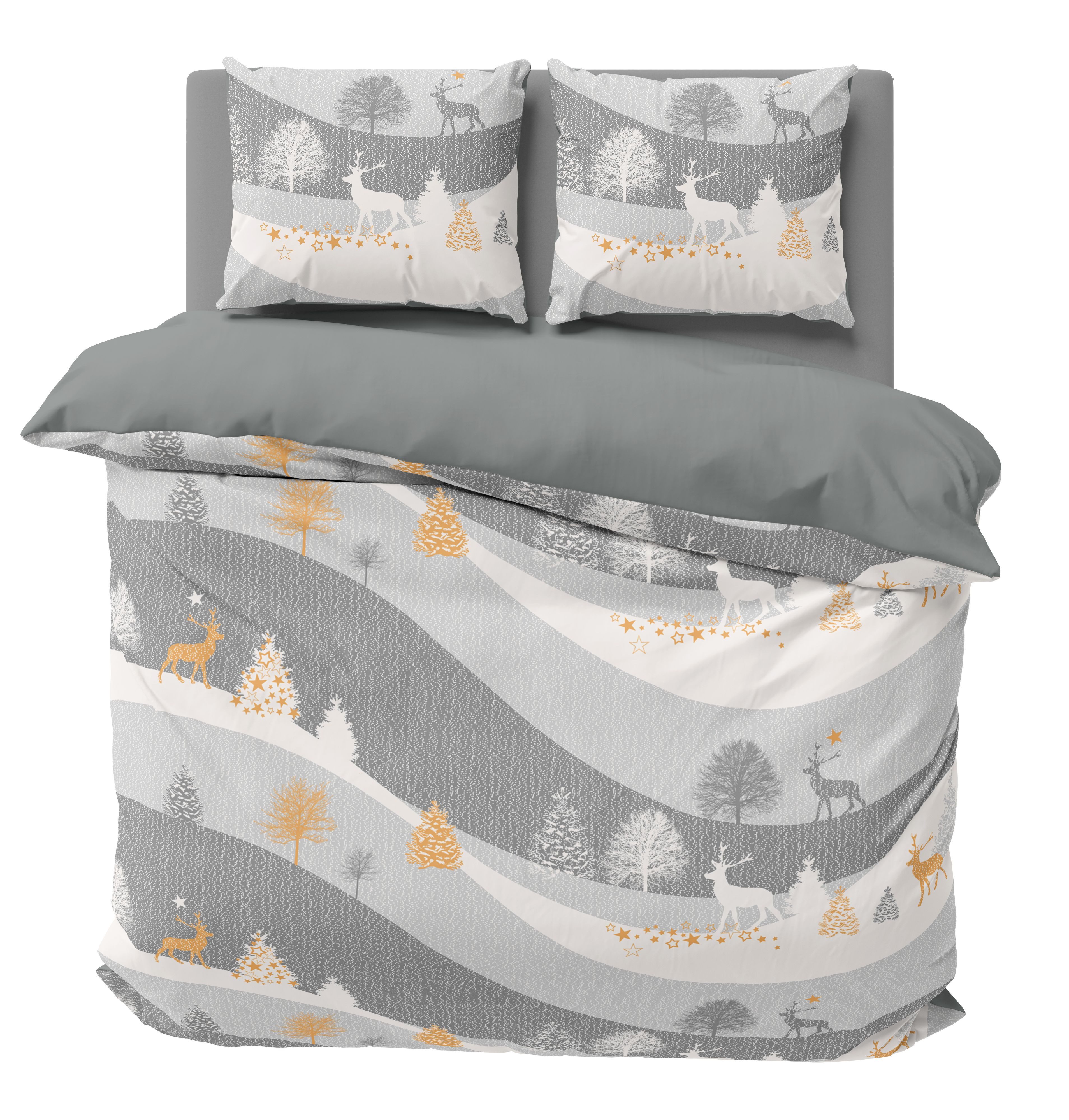 One Home Bettwäsche Winter Wonderland Weihnachten, günstig online kaufen