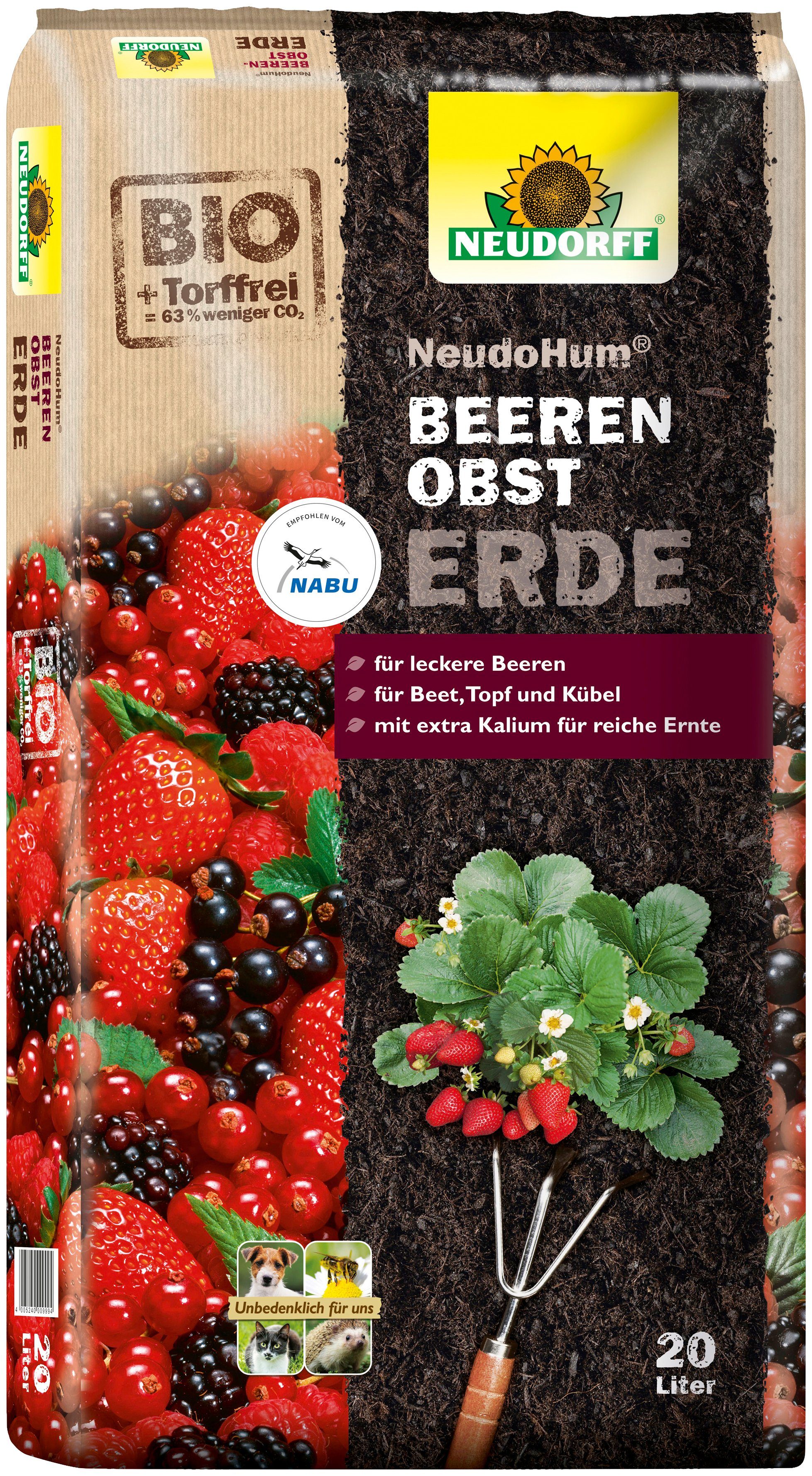 Neudorff Bio-Erde »NeudoHum Beerenobst Erde« Bio-Qualität, mit ...