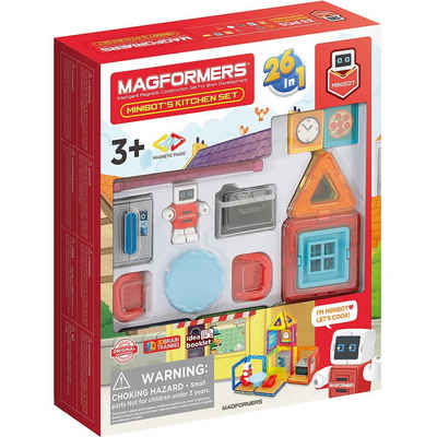 MAGFORMERS Magnetspielbausteine Magformers Minibot's Cooking Kitchen Set