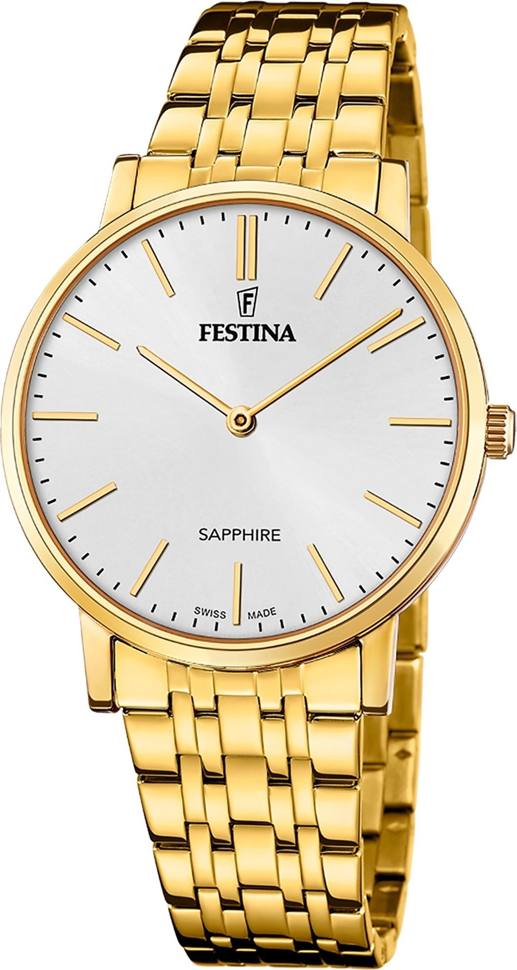 Quarzuhr Festina Herrenuhr Swiss Made Armbanduhr