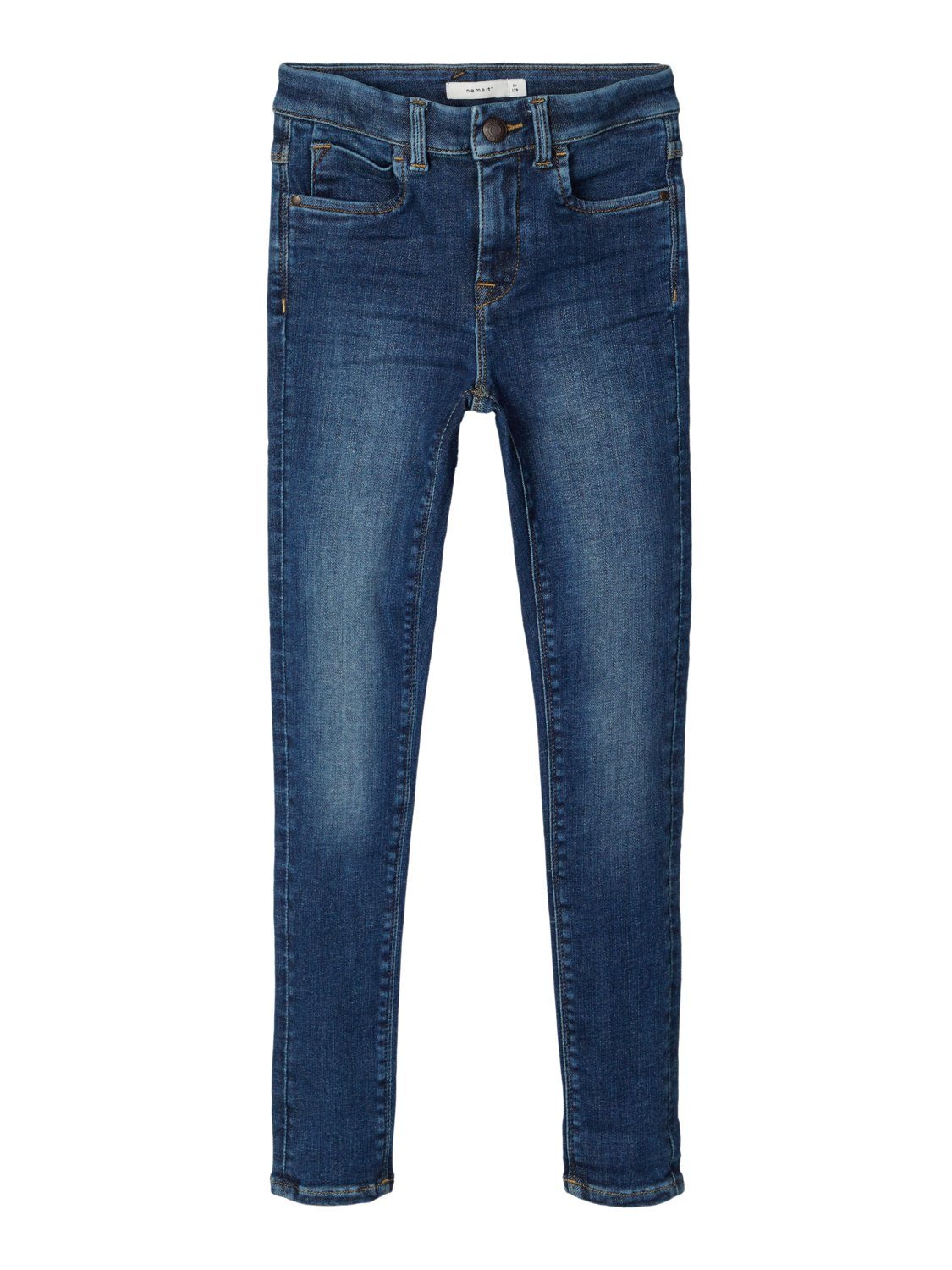 Name It Skinny-fit-Jeans Mädchen NKFPOLLY DNMTARTY 3416 HW PANT BET NOOS mit elastischem Bund