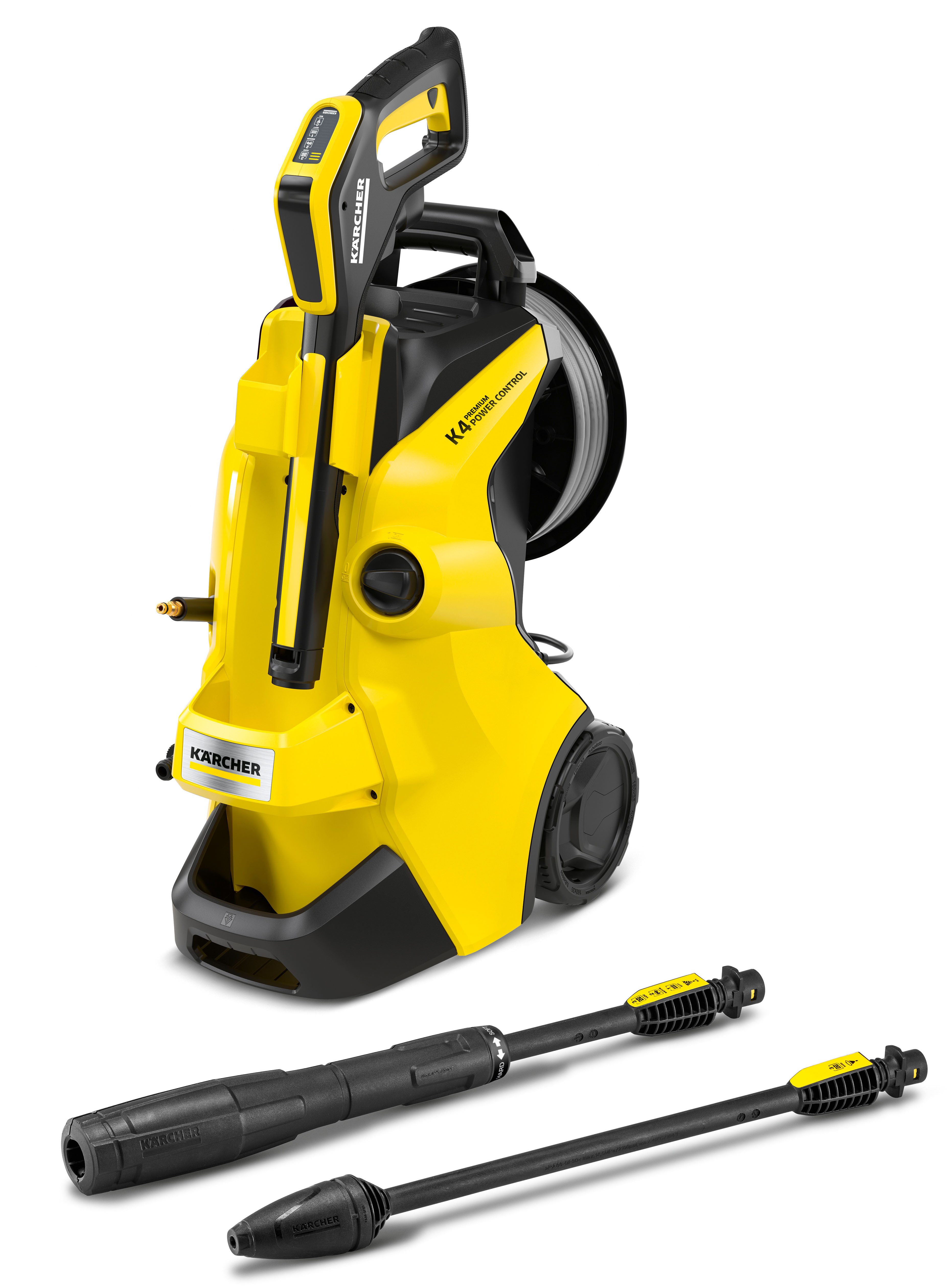 KÄRCHER Минимойки K 4 Premium Power Control Flex, Druck max: 130 bar, 1800 W, Fördermenge max: 420 l/h, PremiumFlex-Schlauch, inkl. Schlauchtrommel