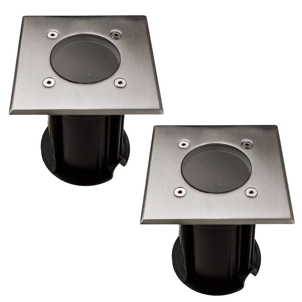 V-TAC Einbauleuchte, Leuchtmittel inklusive, Warmweiß, Neutralweiß, Tageslichtweiß, Außen Bodeneinbaustrahler Außenleuchte Smart LED dimmbar RGB CCT 2x