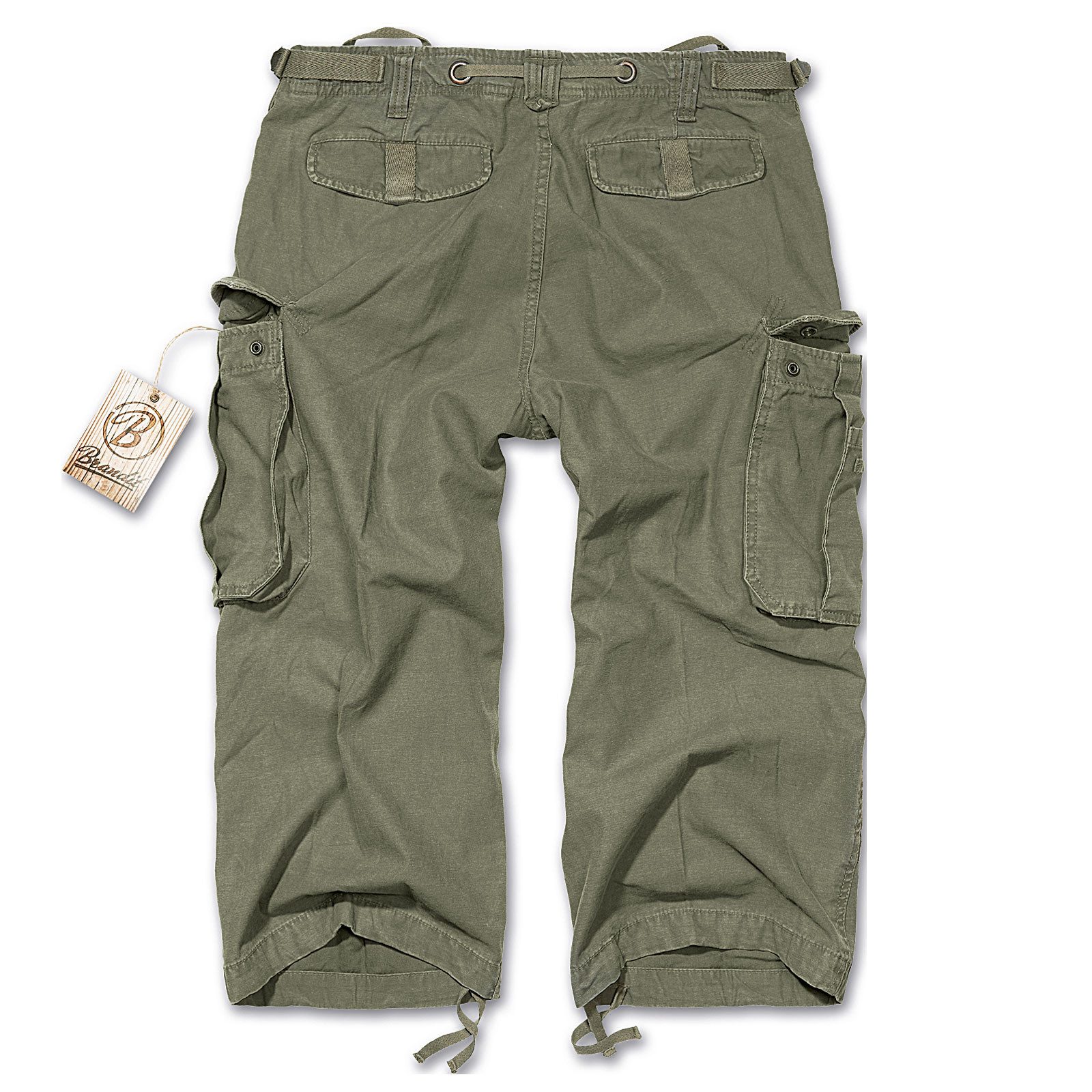 Brandit Cargoshorts Cargo Shorts kurze Hose Industry 3/4 lang mit UD Bandana – Bild 2 von 3