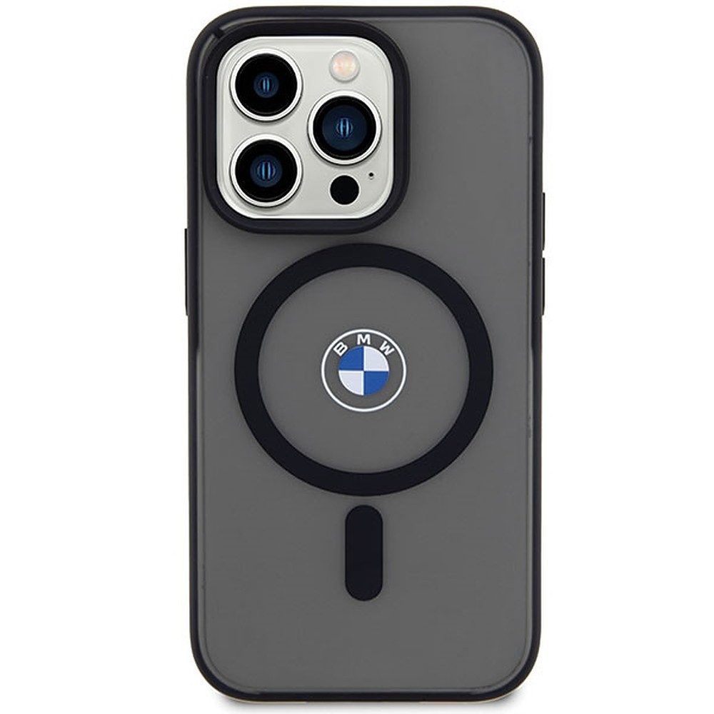 BMW Smartphone-Hülle Handyhülle Schutzhülle Magnethülle 6,1 Zoll, MagSafe, halbtransparent, TPU/PC, Kameraschutz
