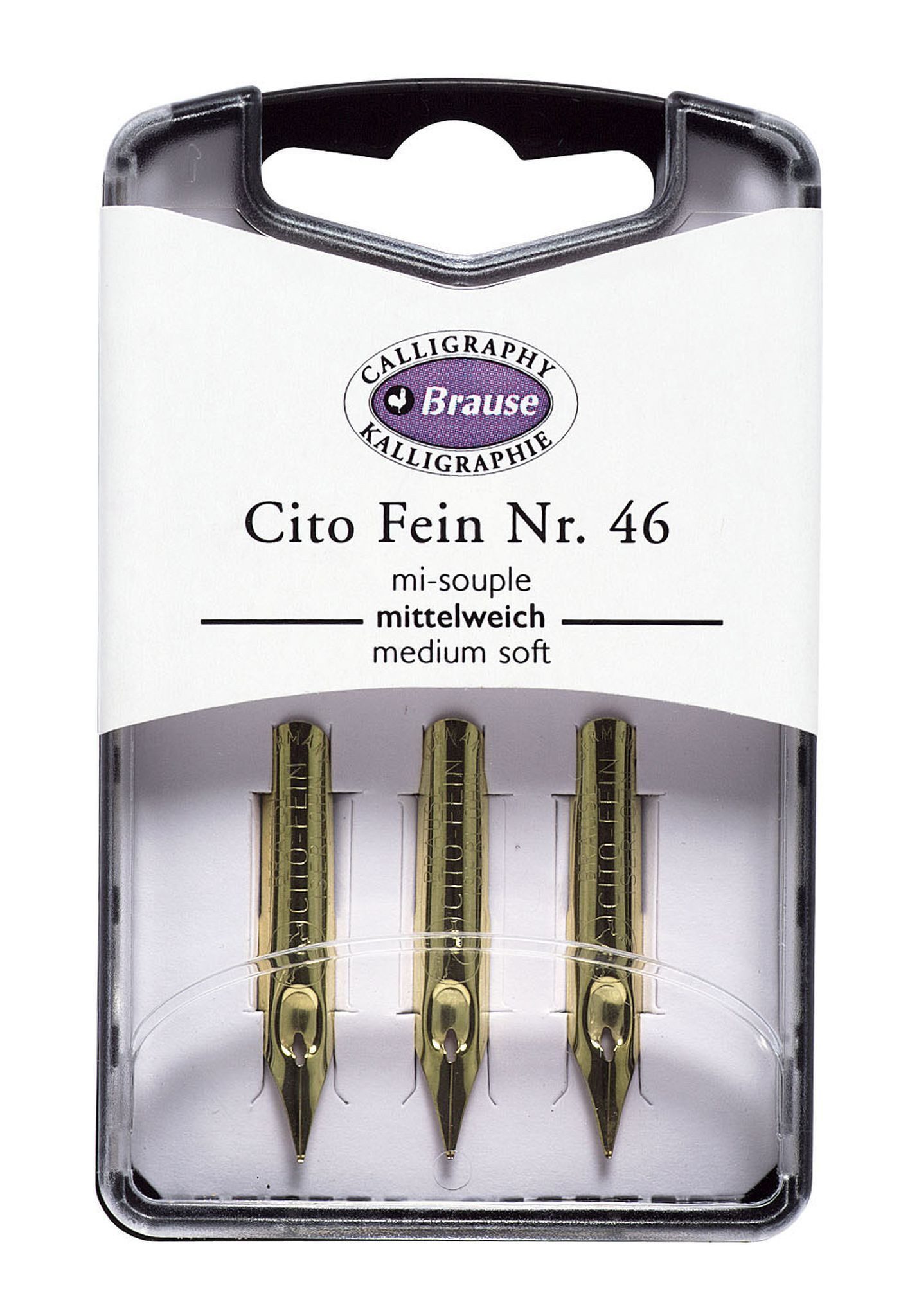 EXACOMPTA Kalligraphie-Stift Brause Feder Citofein 3 St