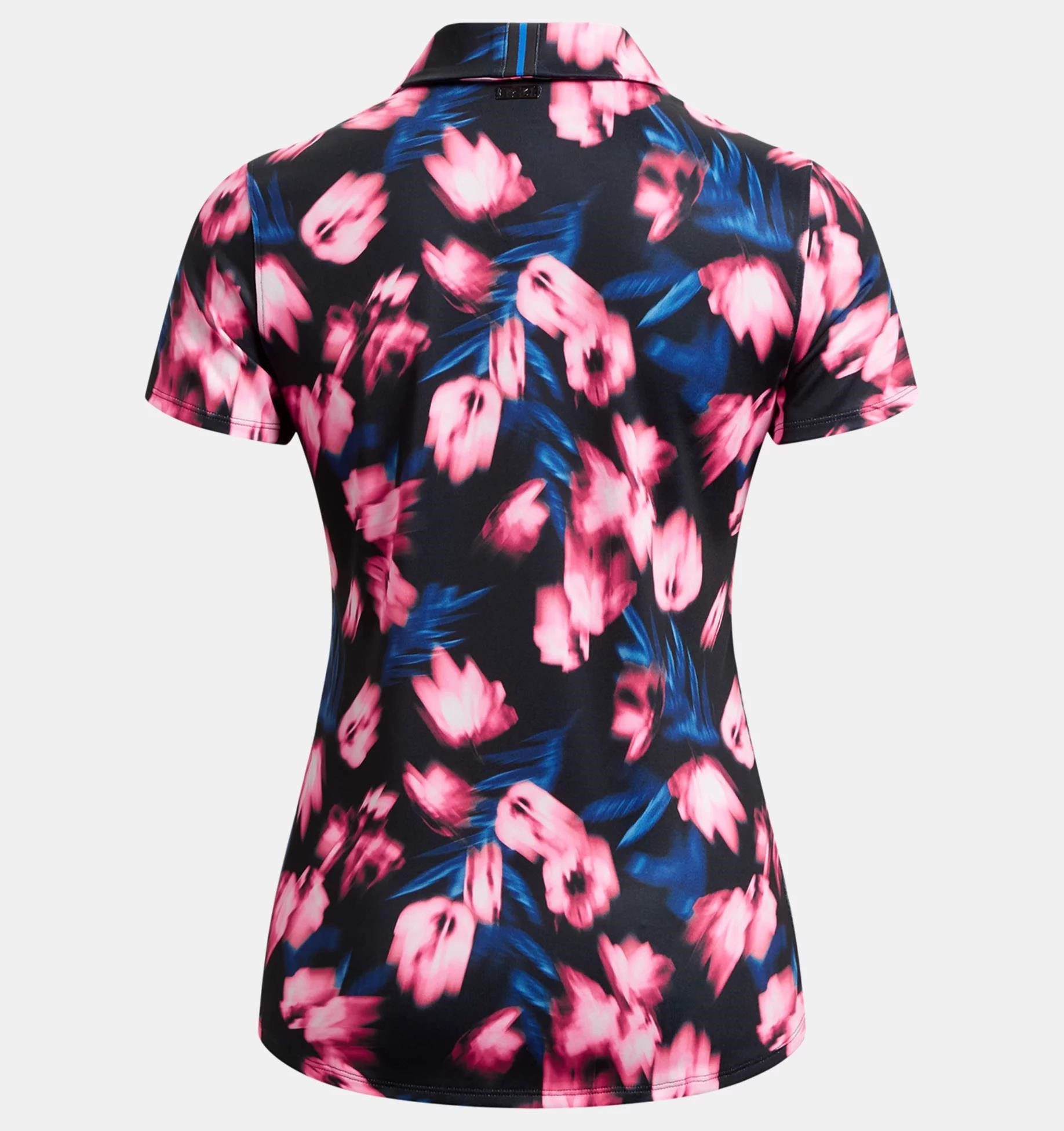 Under Armour® Poloshirt Under Armour Polo Zinger Blur Damen Schwarz