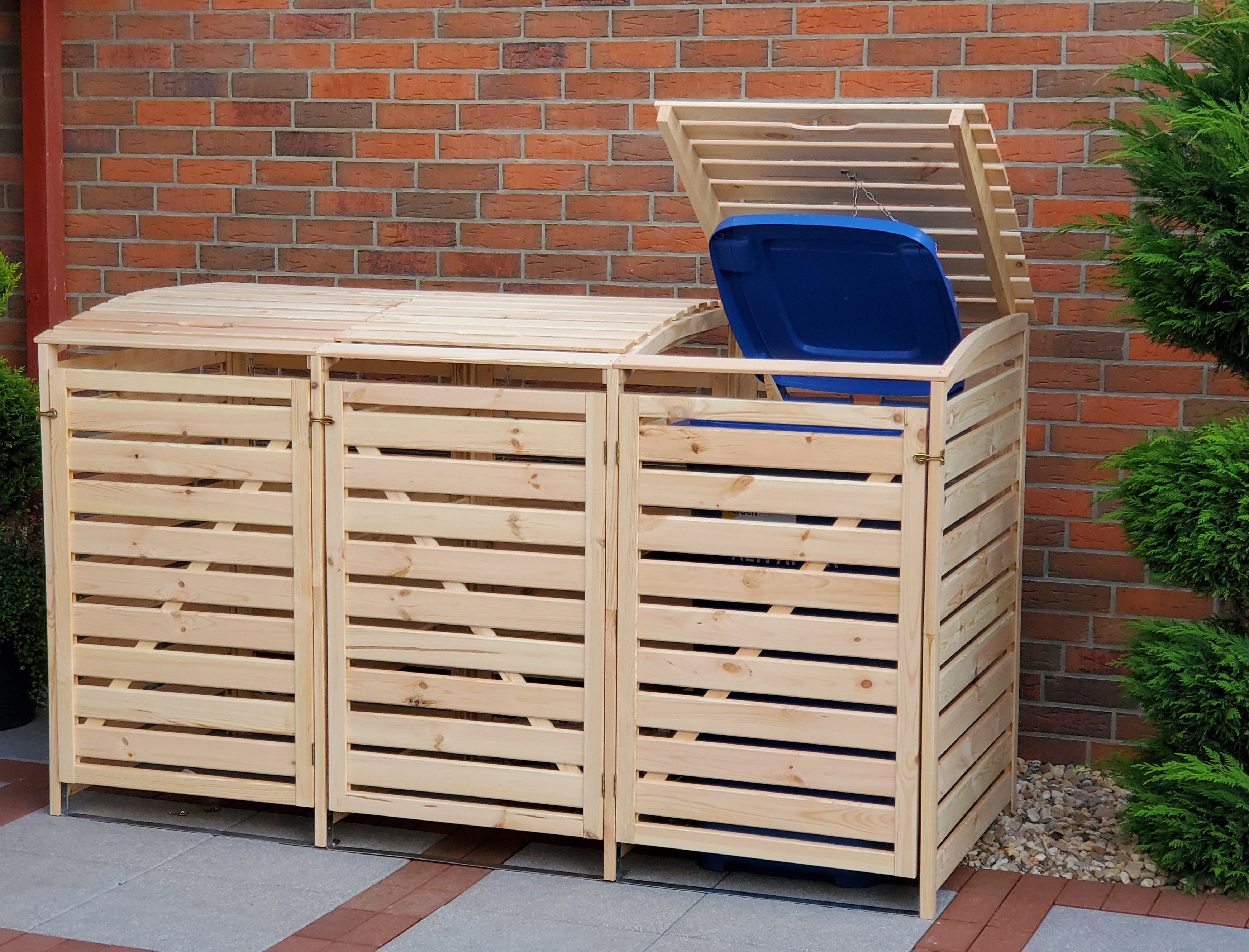 promadino Mülltonnenbox Vario III, für 3 günstig online kaufen