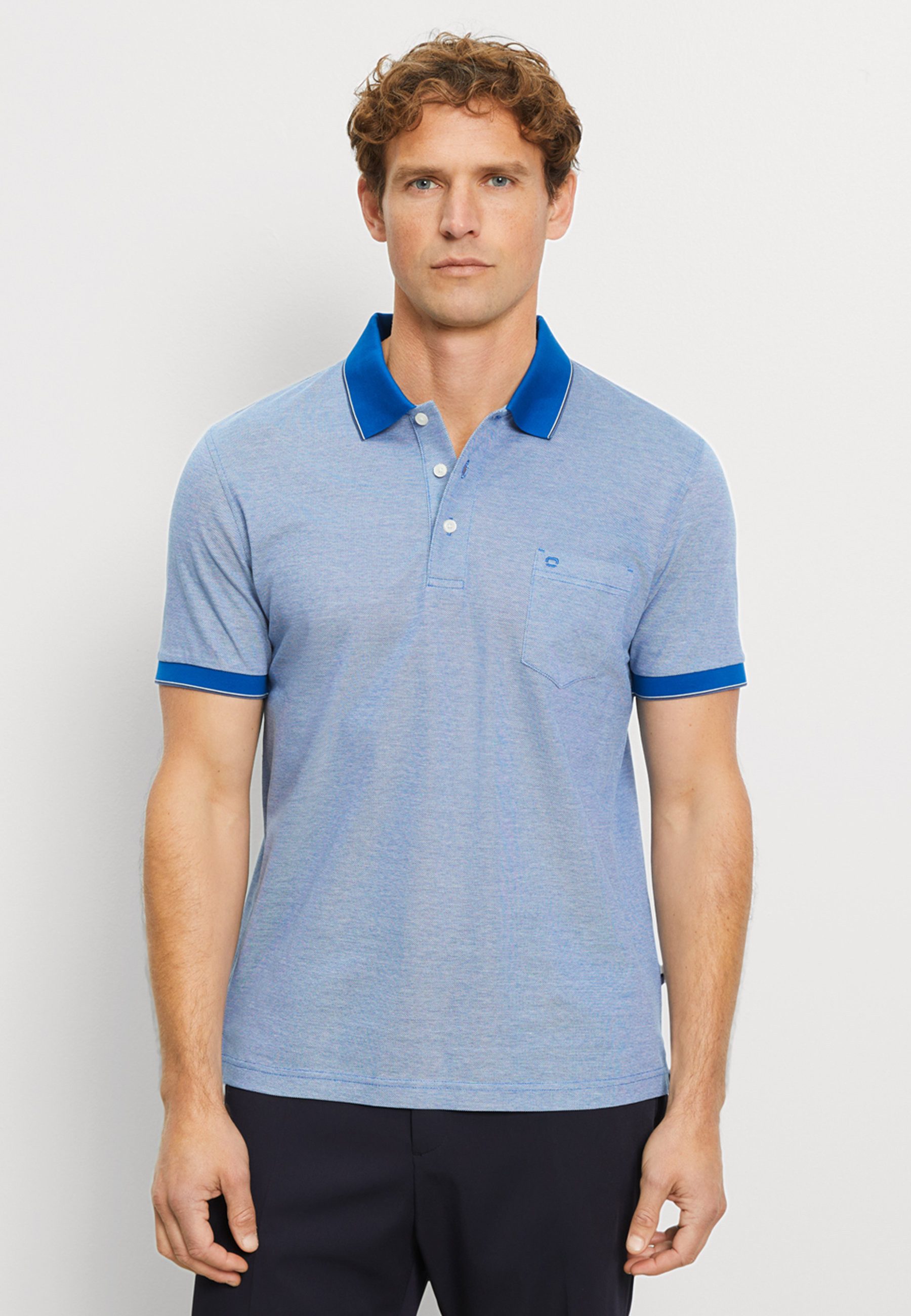 OLYMP Poloshirt OLYMP Casual Wirk