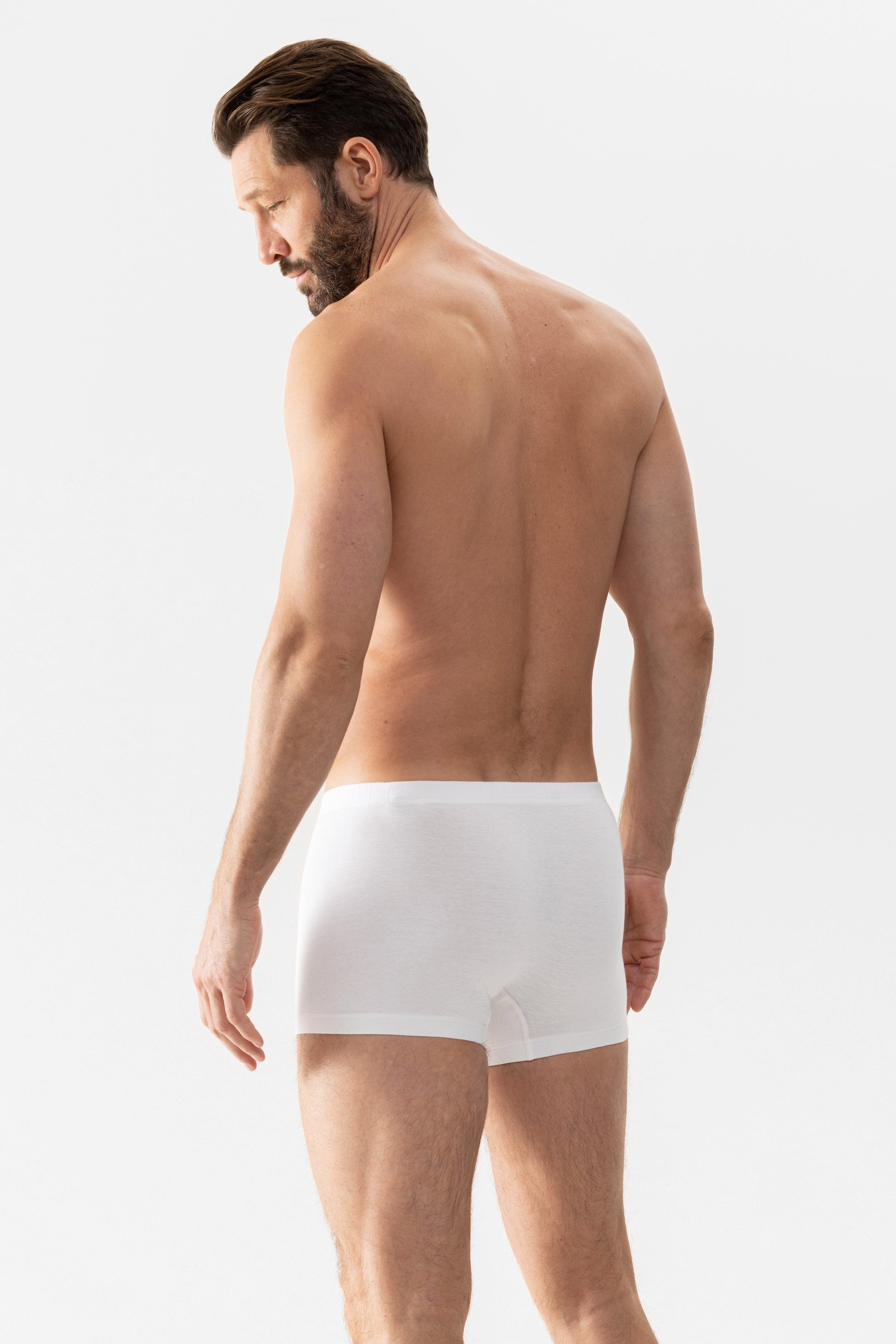 Mey Trunk Mey Herren Shorty Serie RE:THINK Uni Shorties (1-St., 1) Moderne Trunks, Gemustert, Atmungsaktiv, Baumwoll-Mix