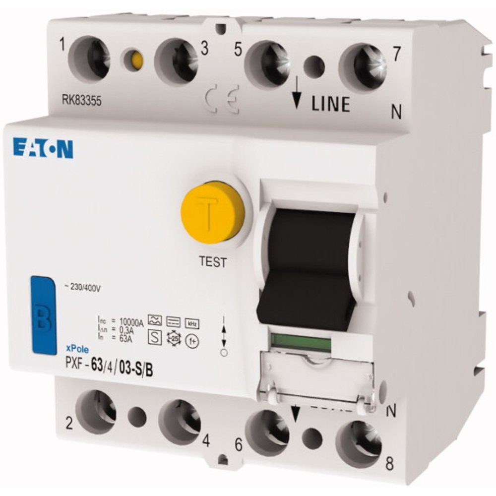 EATON Sicherheitsrelais Eaton 300304 PXF-63/4/03-S/B FI-Schutzschalter allstromsensitiver FI S