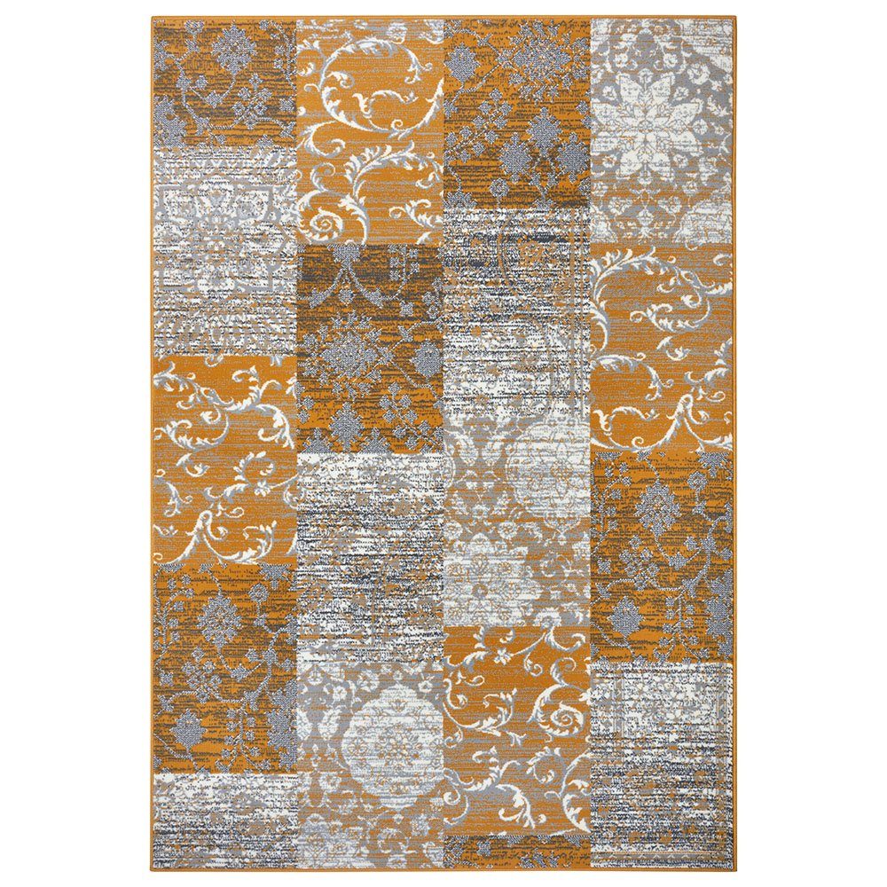 HANSE Home Designteppich Teppich Bloques Senfgelb, rechteckig, Höhe: 9 mm günstig online kaufen