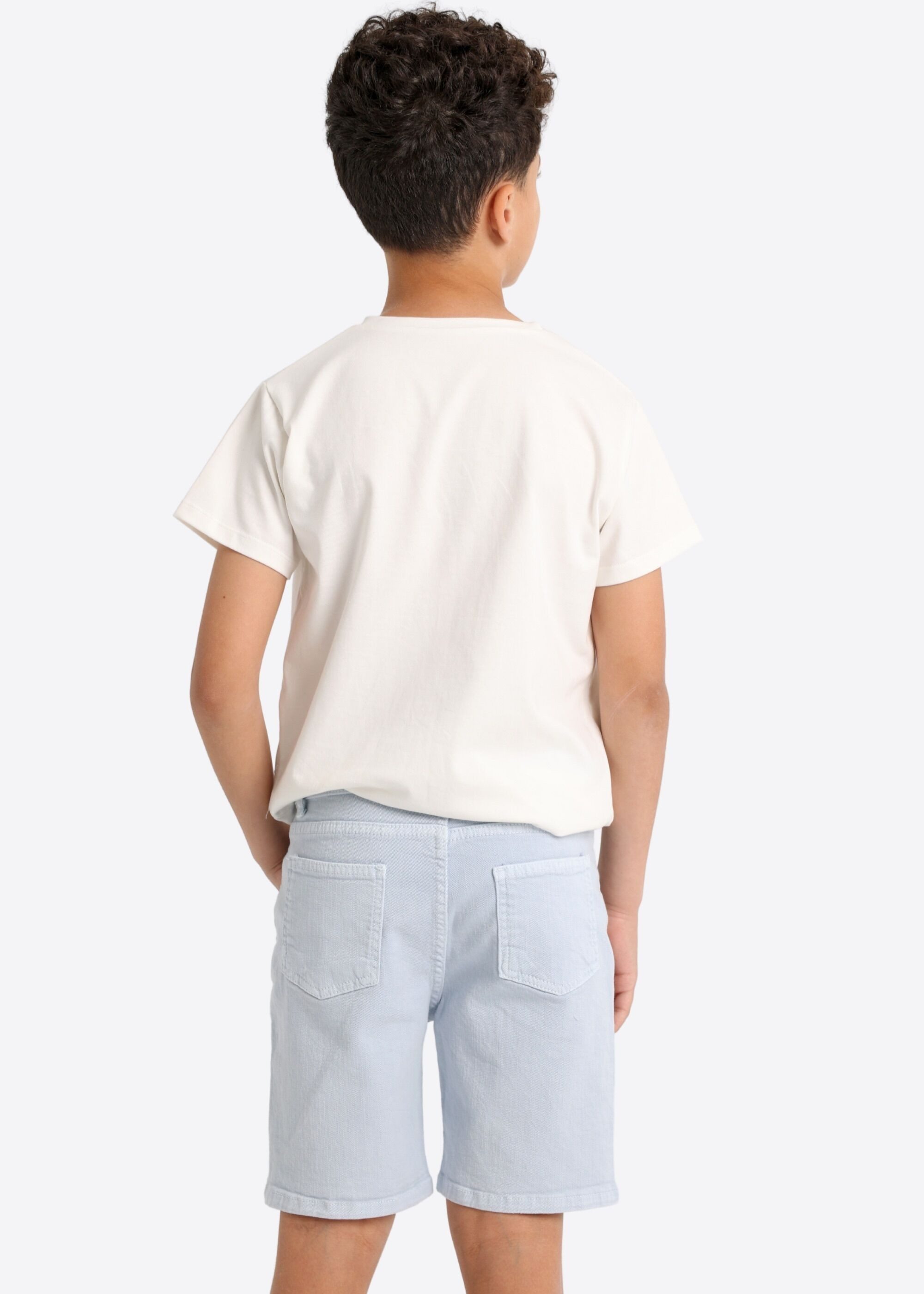 Solang Jeansshorts mit cleaner Oberfläche