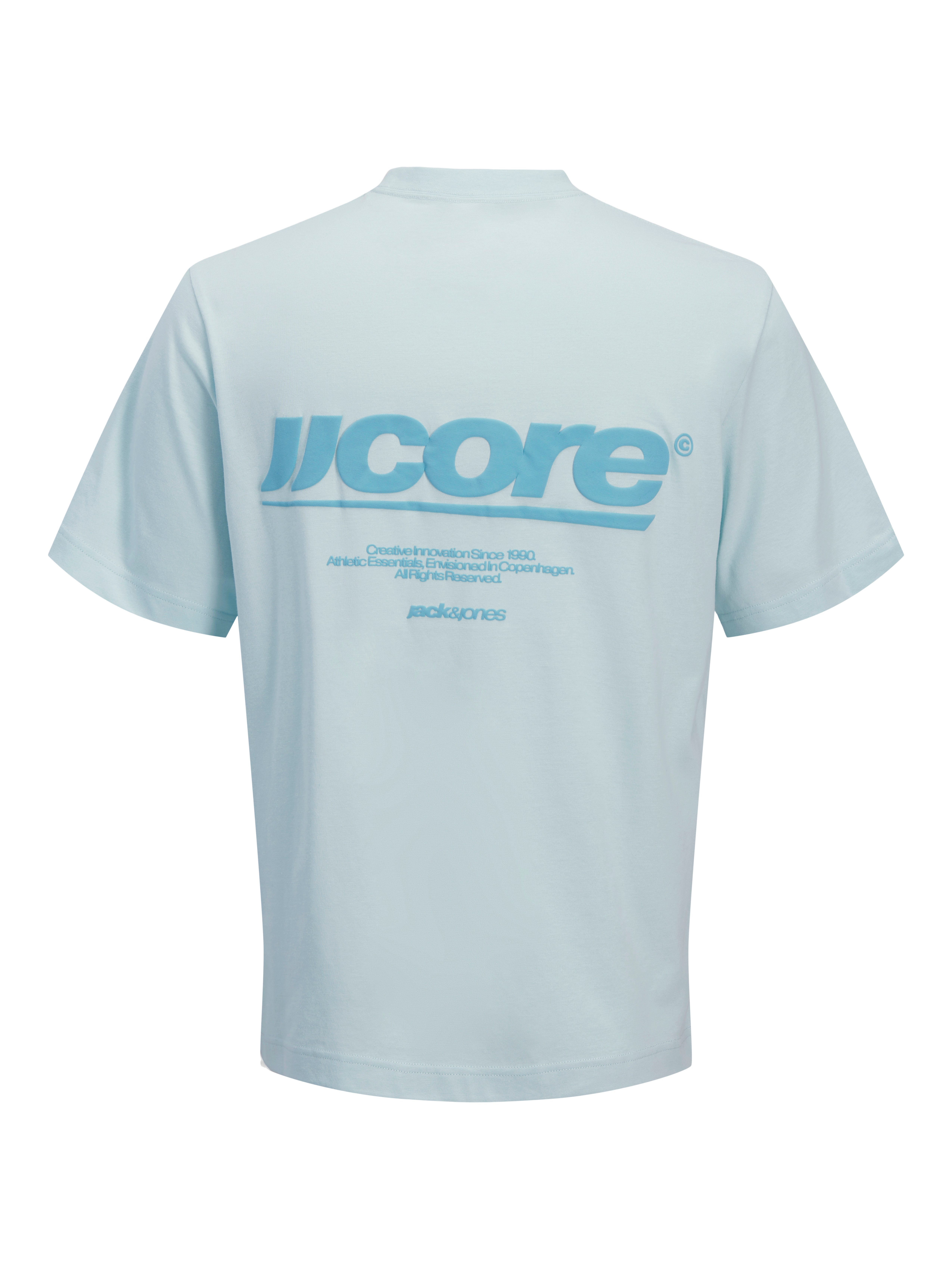 Jack & Jones T-Shirt JCOCLUB BACK TEXT PRNT TEE SS CREW SN mit Print – Bild 4 von 5