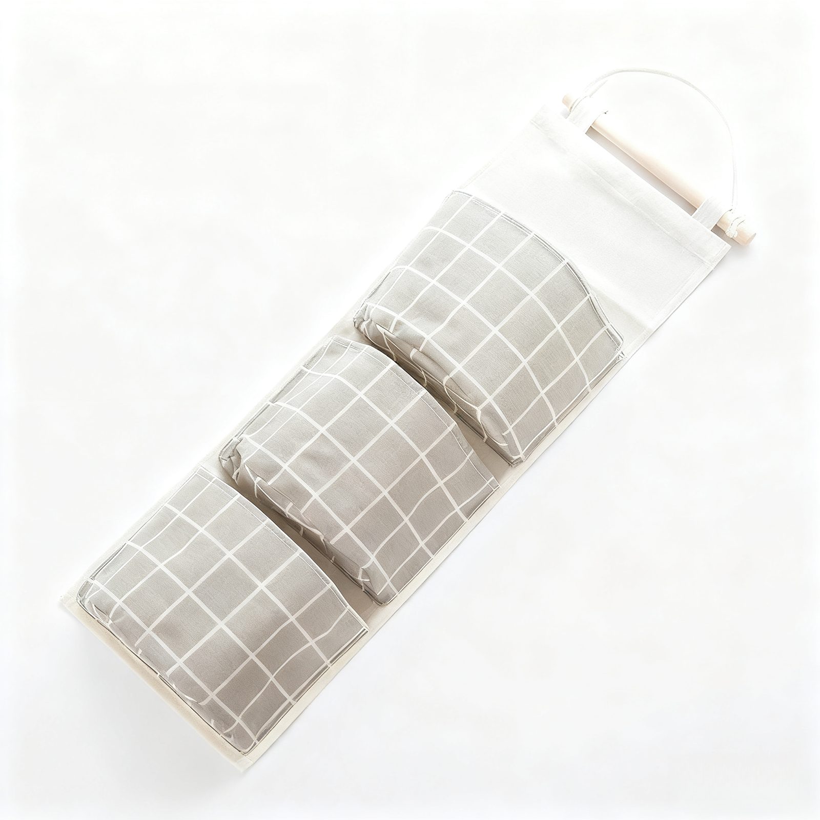 Jumpeak Hängekorb hängeaufbewahrung,hängeorganizer,hängeorganizertür,Aufbewahrungstasche (Komplettes Set, 1-teiliges Set), Drei-Taschen-Design,Maschinenwaschbar,Wasserdichte Beschichtung