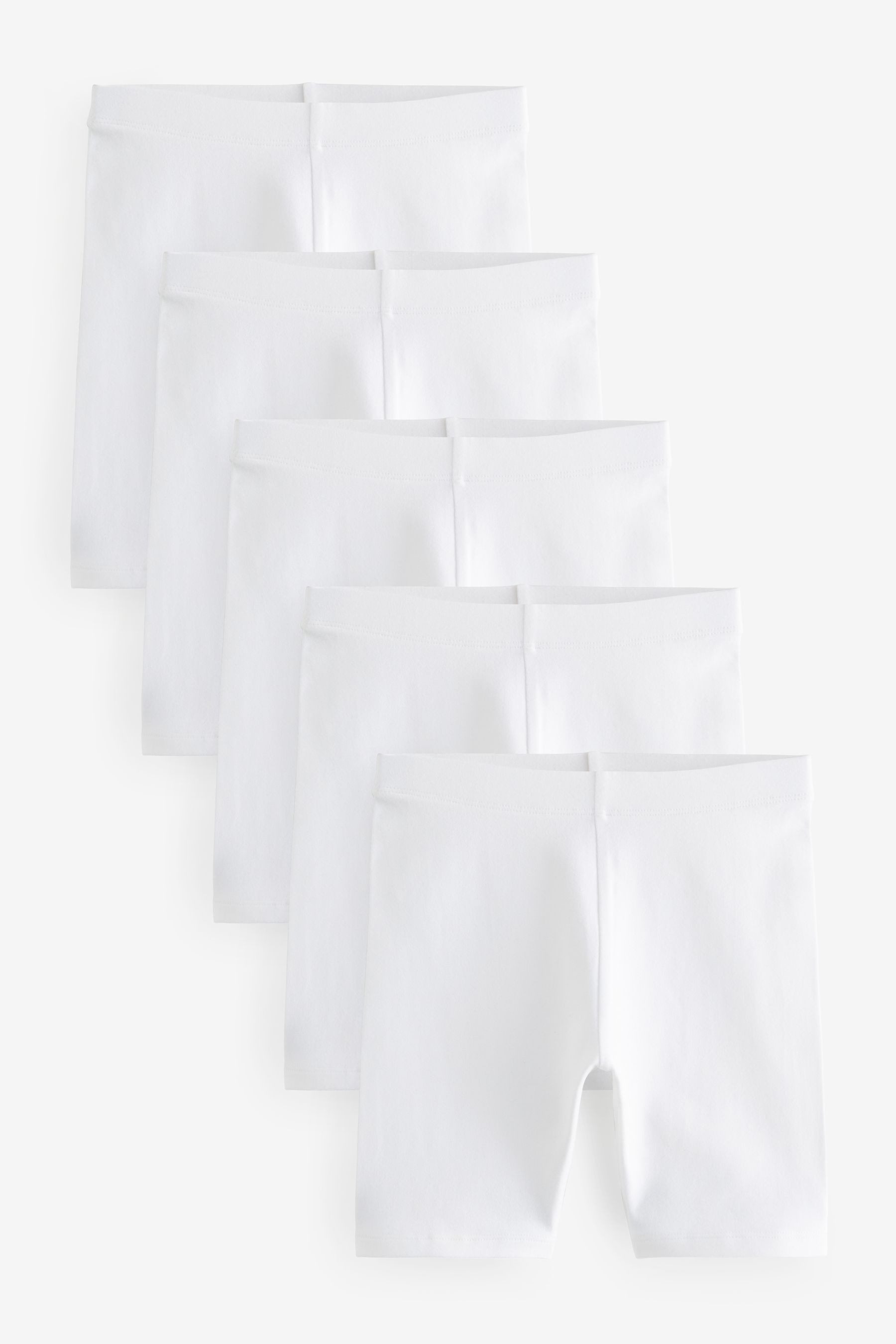 Next Shorts Stretch-Radlershorts, 5er-Pack, längere Länge (5-tlg)