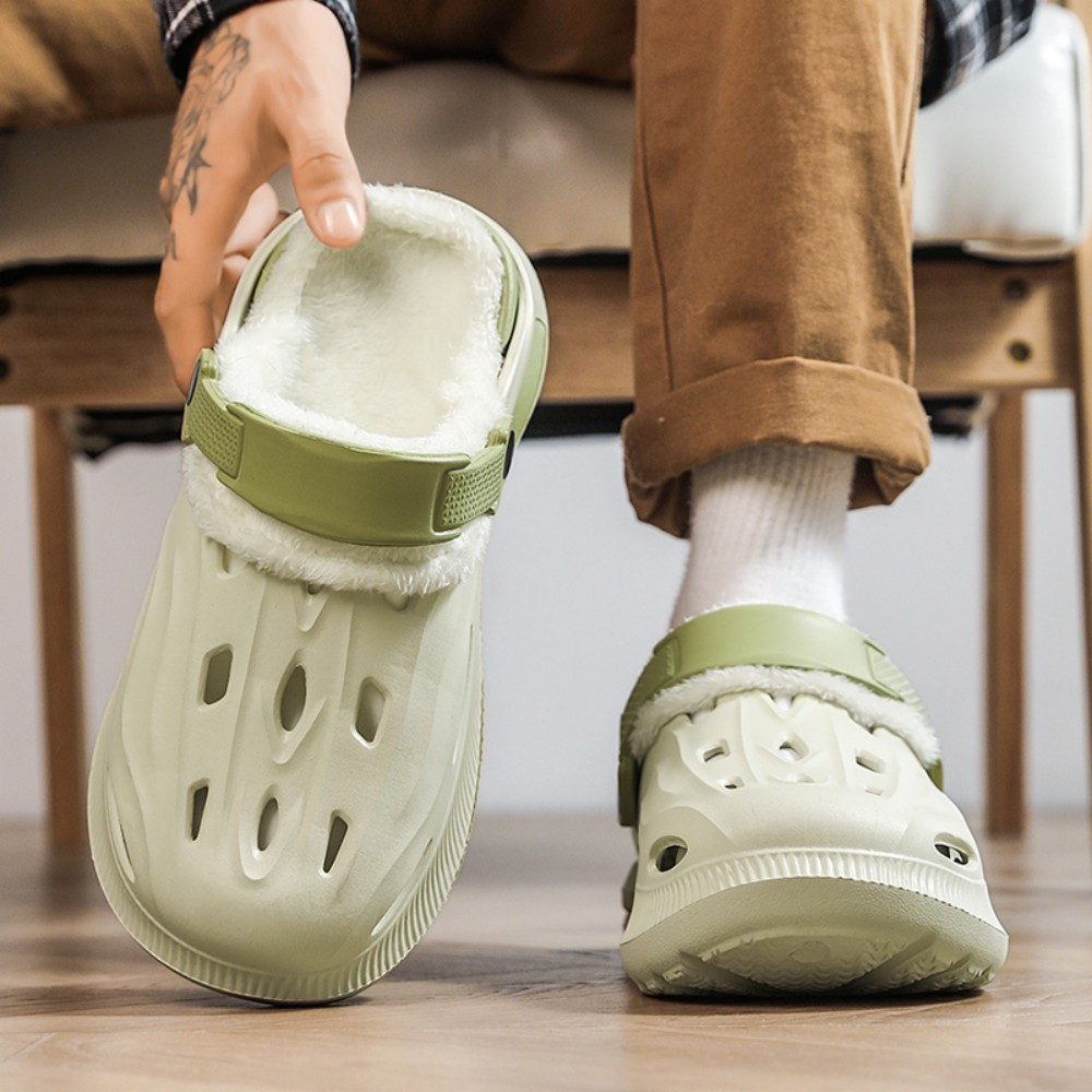 HUSK'SWARE Clog (Gefütterte Clogs für Damen und Herren – warme) Gefütterte Lochschuhe – komfortabel, warm und atmungsaktiv