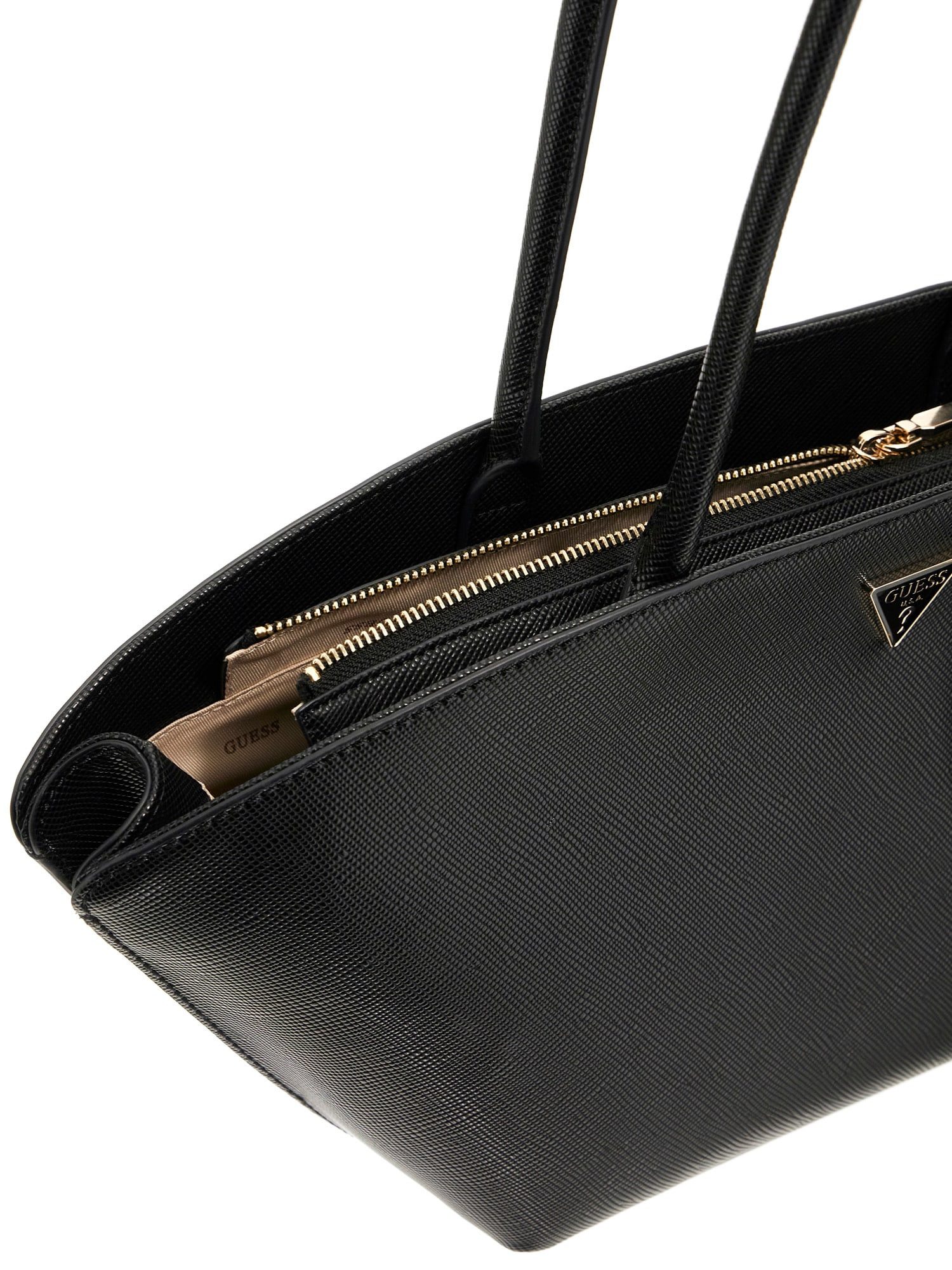 Guess Umhängetasche HWZG9207090 BOLENA SHOULDER SATCHEL Woman Schultertasche (Stück, 1), Logoschriftzug