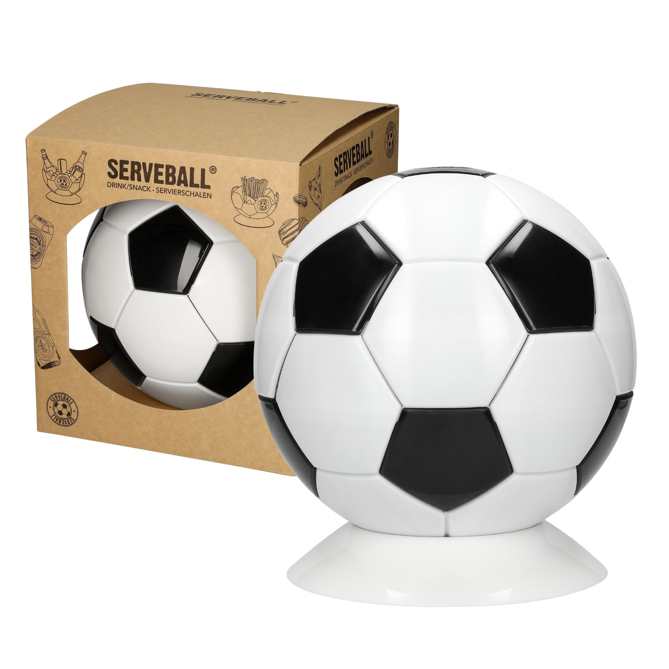 elasto Servierplatte ultimative Fussball-Gadget