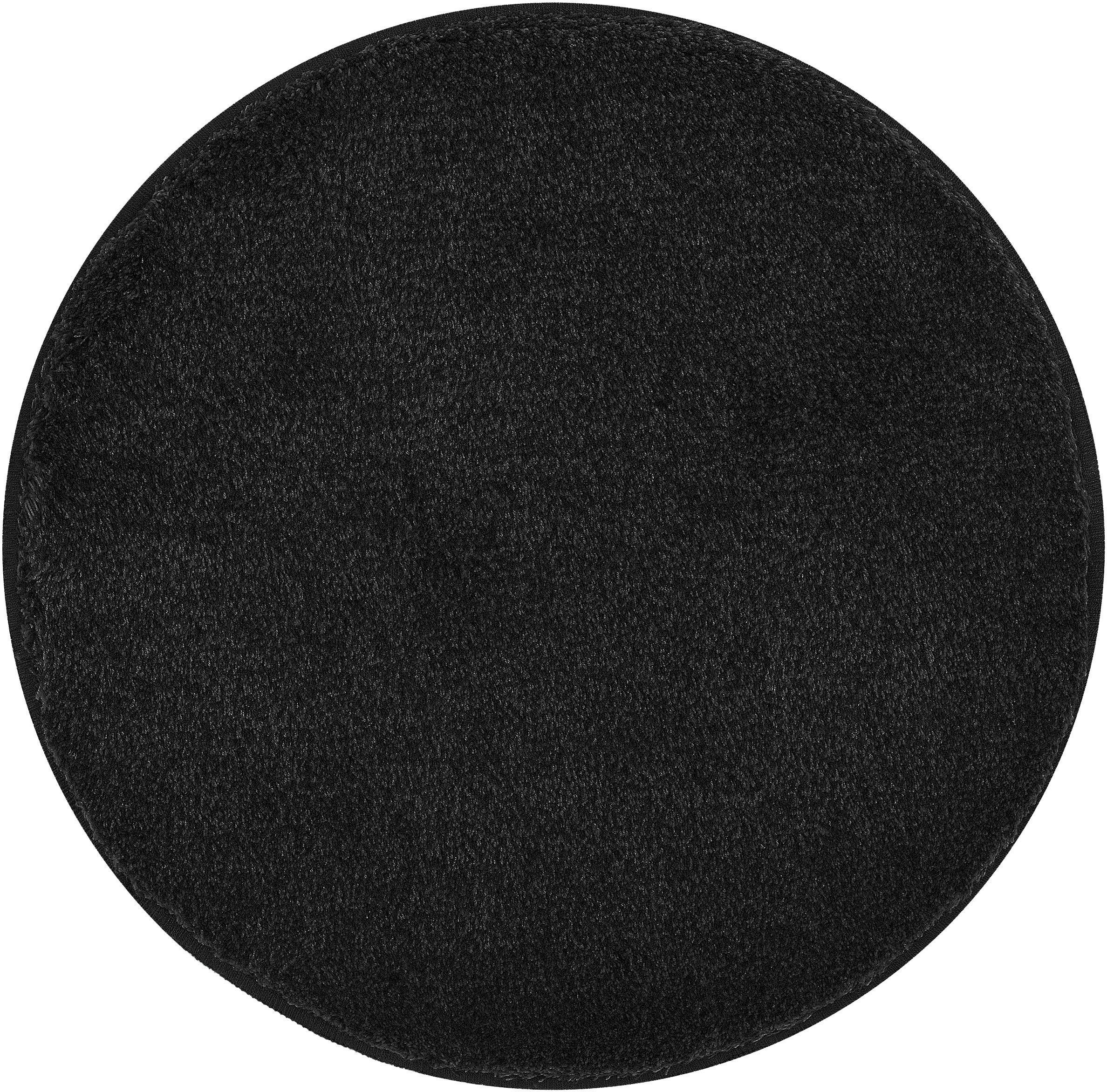 Kleine Wolke Badematte RELAX, Badvorleger, Badezimmer Teppich, Höhe 30 mm, rutschhemmend beschichtet, fußbodenheizungsgeeignet, Polyacryl, rund, Badteppich, meliert, rechteckig, rund & als Set erhältlich