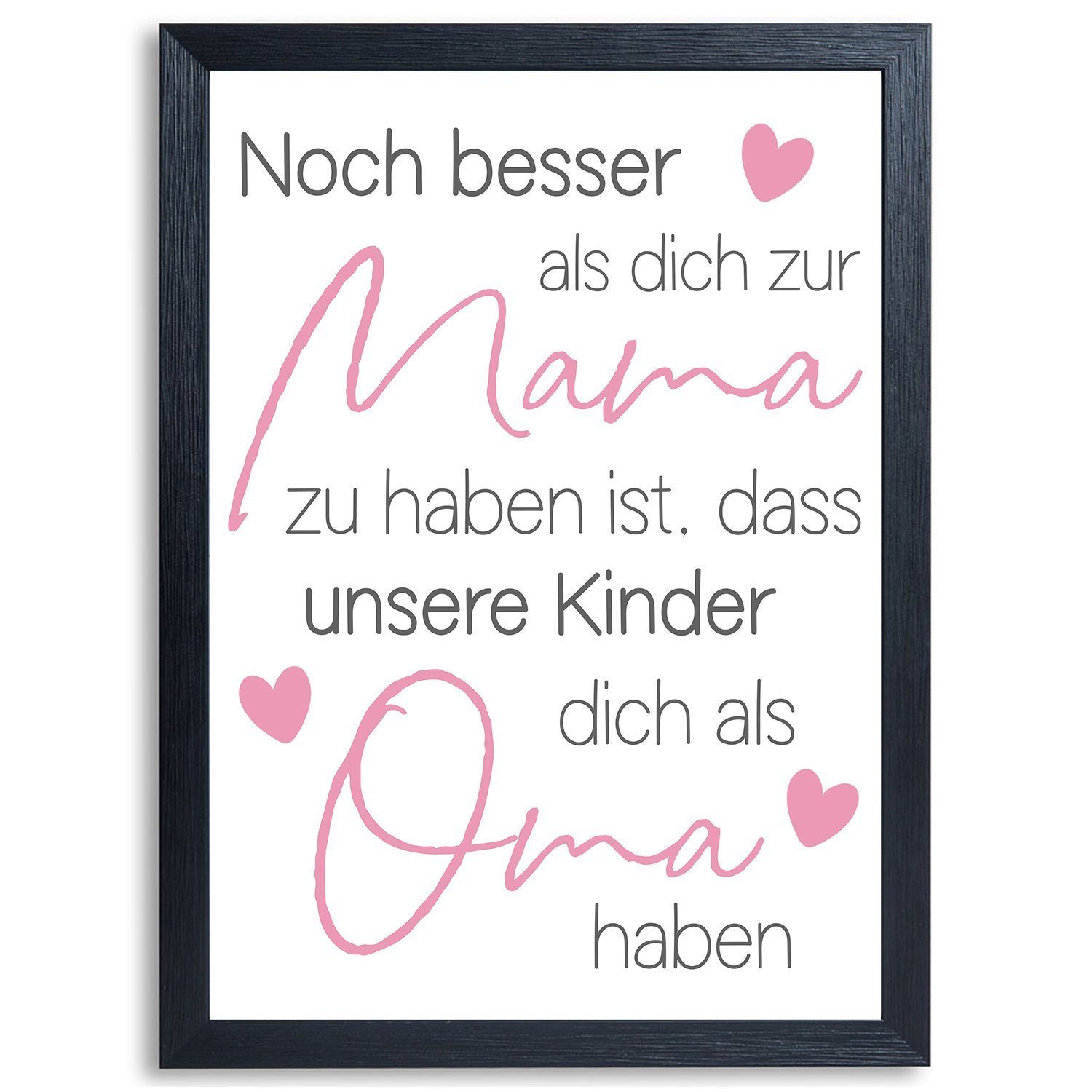 Tigerlino Poster Mama Oma Geschenk Muttertag günstig online kaufen