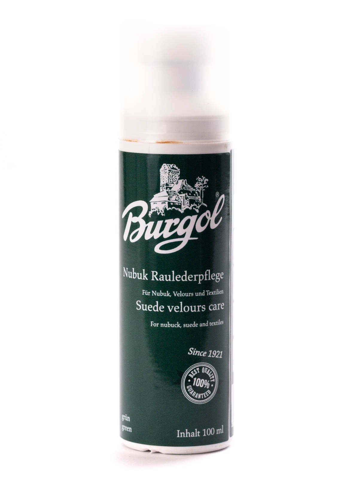 Burgol BURGOL Nubuk-Rauhlederpflege Wildleder 100ml Grün Lederpflege