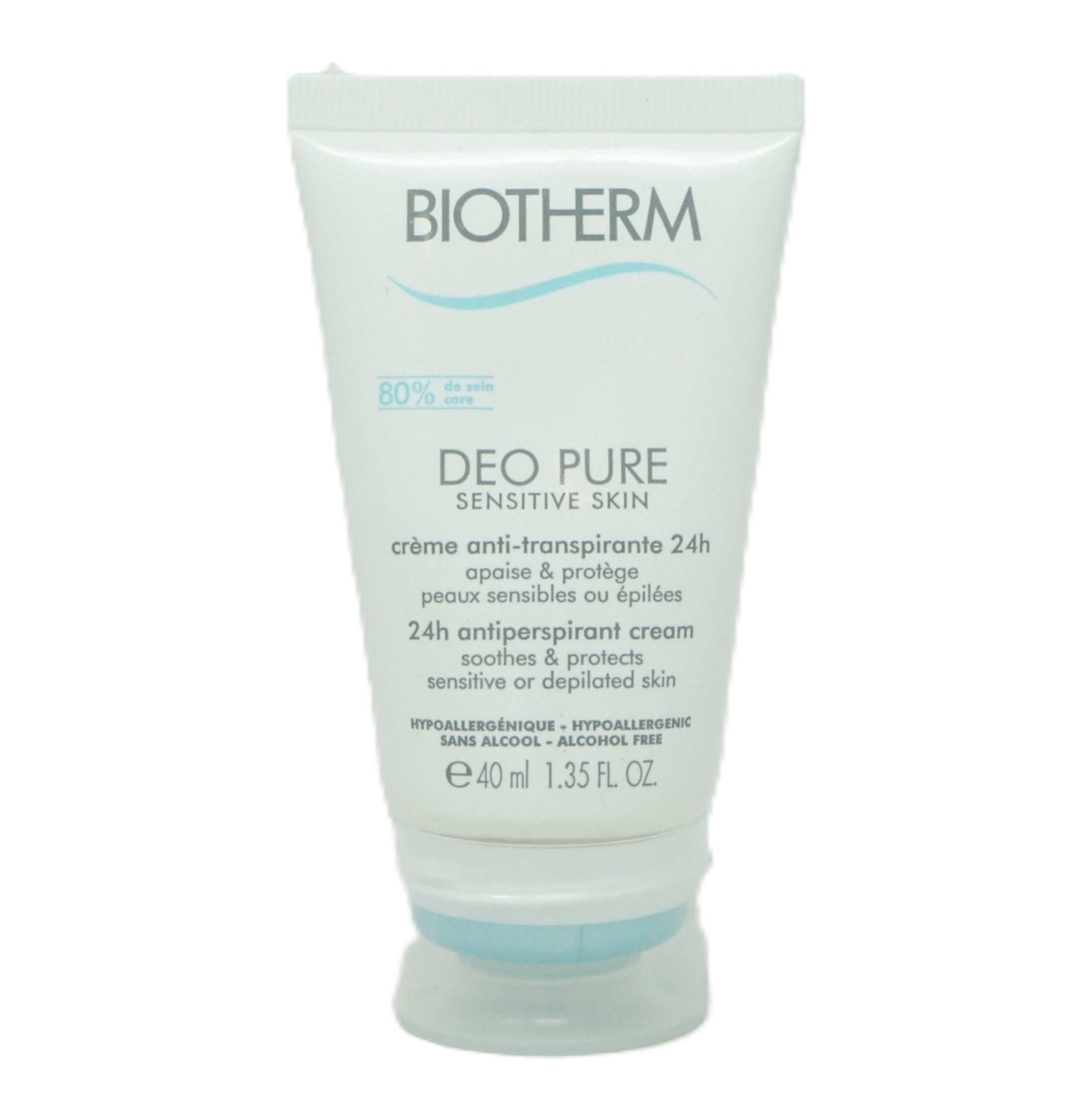 Getönte Gesichtscreme Biotherm Deo Pure sensitive 24h antiperspirant Cream 40ml