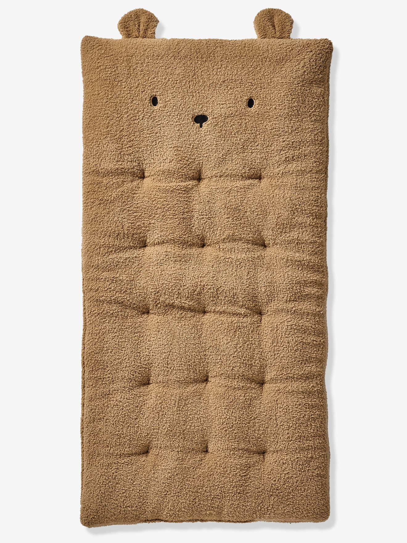 vertbaudet Bodenkissen Kinderzimmer Bodenmatratze BÄR, Teddyfleece günstig online kaufen