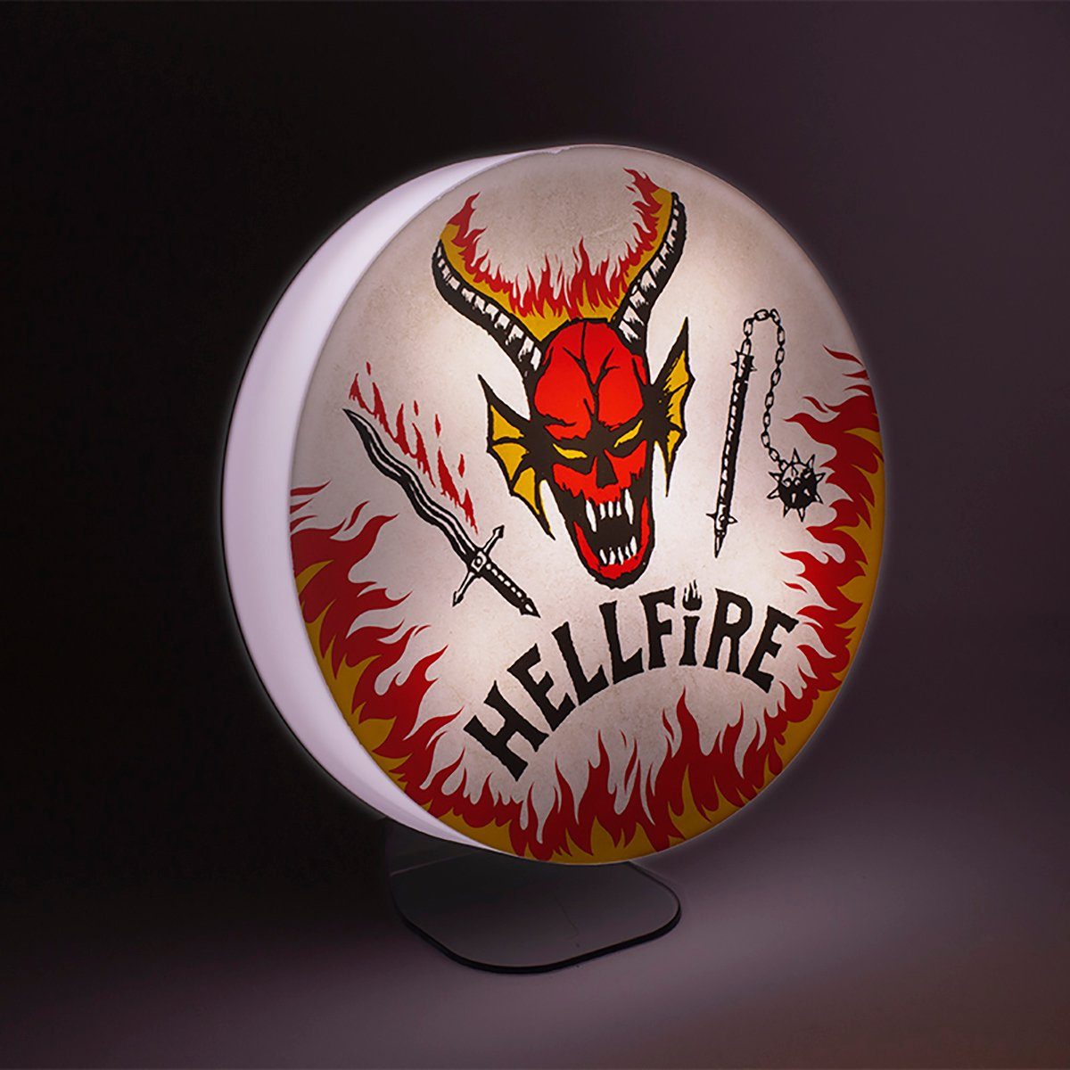 Paladone Stehlampe Club Lampe Hellfire LED Things Stranger Logo