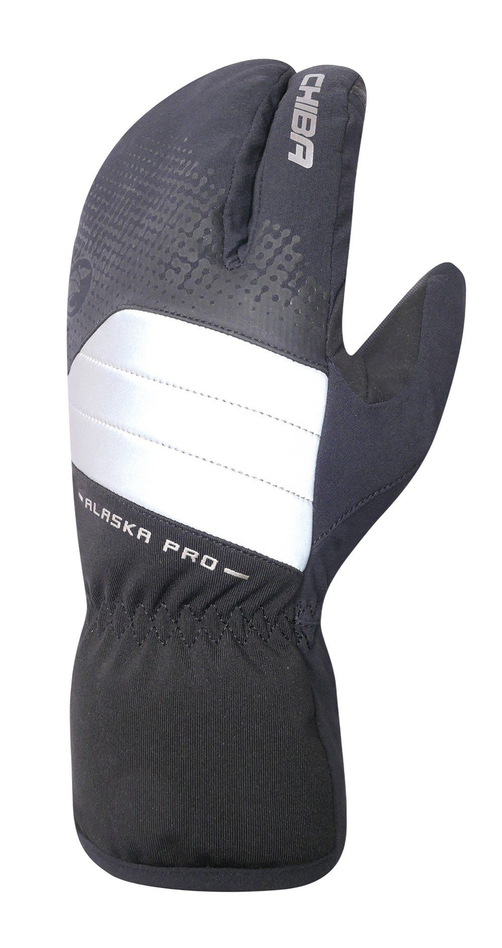 Fahrradhandschuhe Alaska Pro (Oberhand aus winddichtem Softshell und Stretch-Fabric)