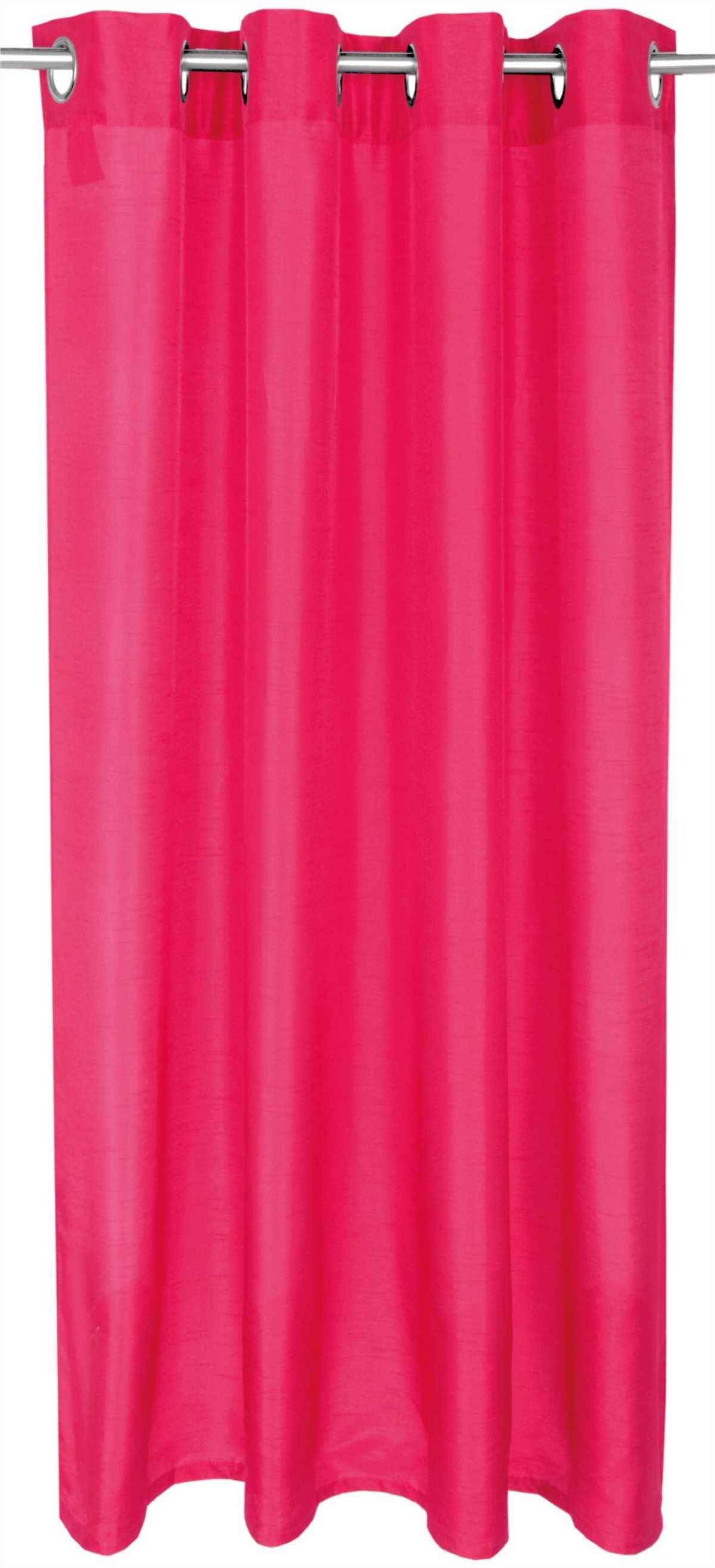 Vorhang, Arsvita, Ösen (1 St), mit blickdicht, Dekoschal in Ösen verschiedenen Pink Farben Größen - Aufhängung, Blickdicht und