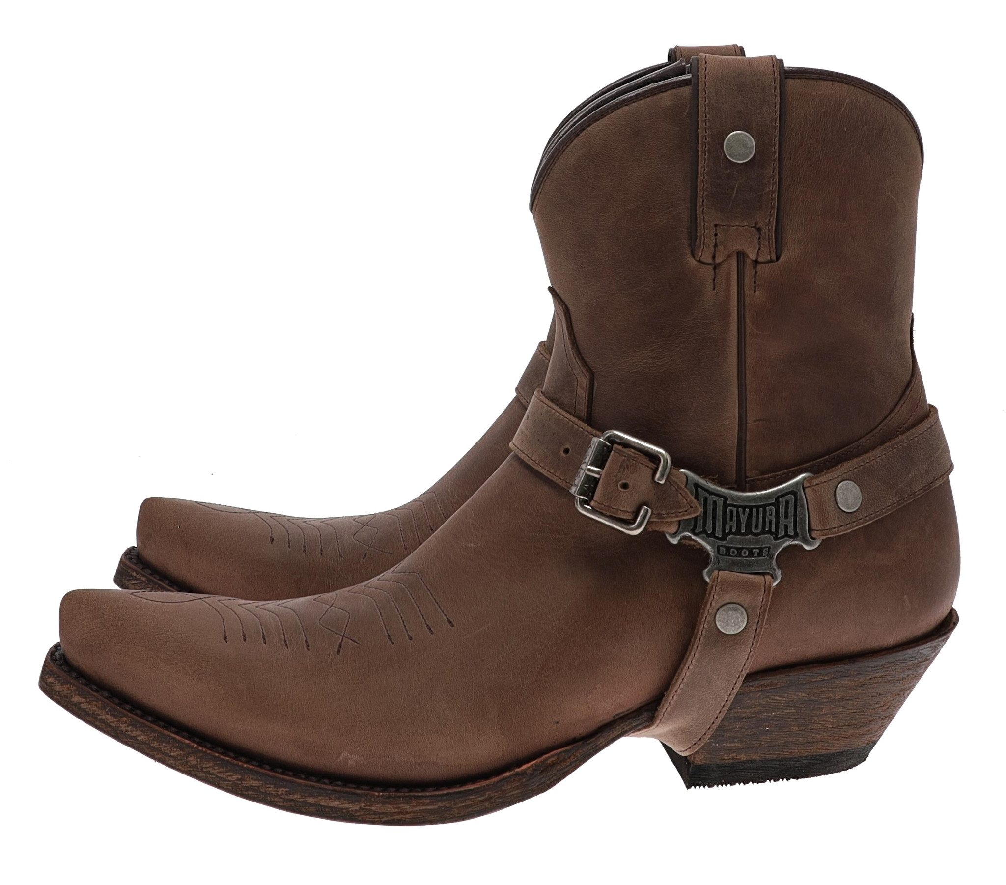 Mayura Boots MB014 Westernstiefelette Braun Westernstiefelette Rahmengenäht