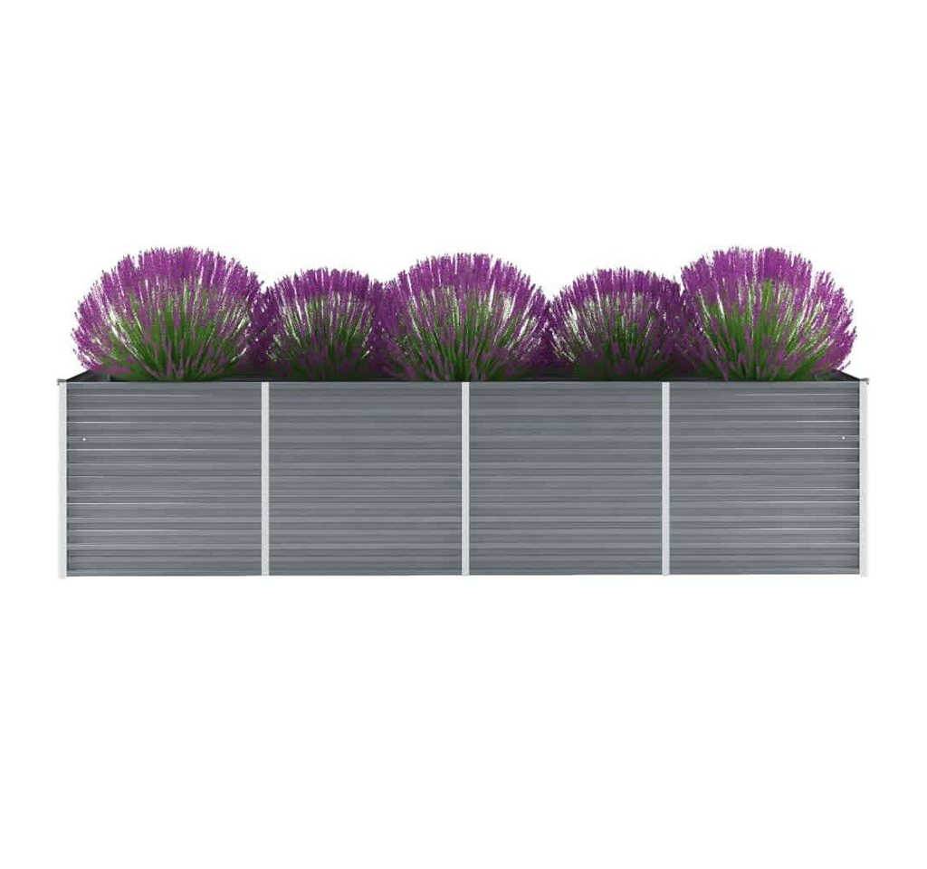 Thumbnail - DOTMALL Hochbeet Garten-Hochbeet Verzinkter Stahl 320x80x77 cm Grau
