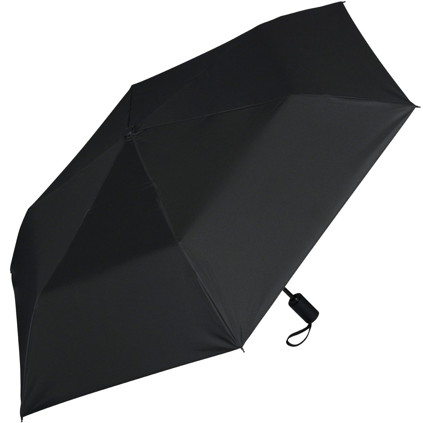 iX-brella Taschenregenschirm Sonnen-Regenschirm mit UPF 50+, UV-Hitze-Schutz, für Damen, mit Auf-Zu-Automatik, innen silber