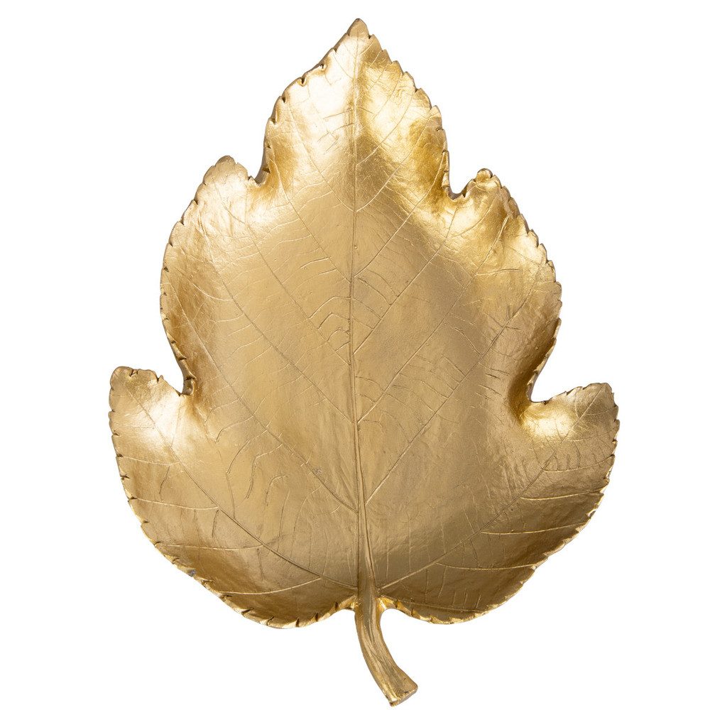 MICA Dekofigur Dekoschale Blatt - gold günstig online kaufen